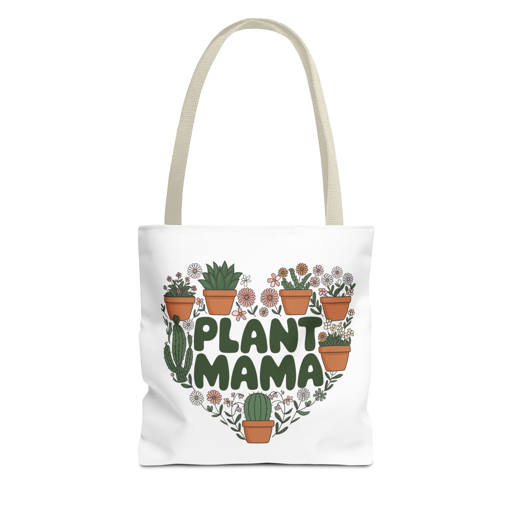 Plant Mama heart of potted succulents Tote Bag | botanical plant lover