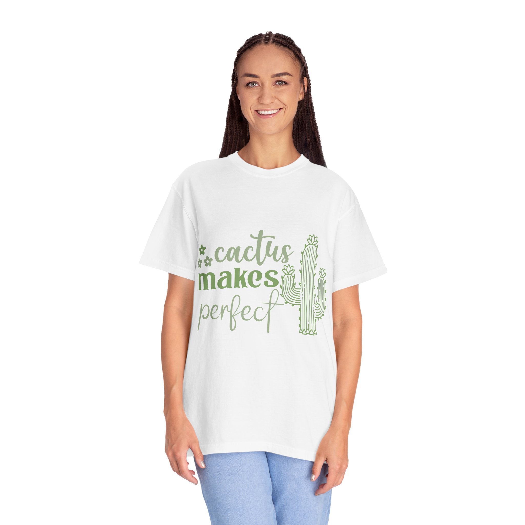 Cactus Makes Perfect T-shirt | Green Cactus Illustration