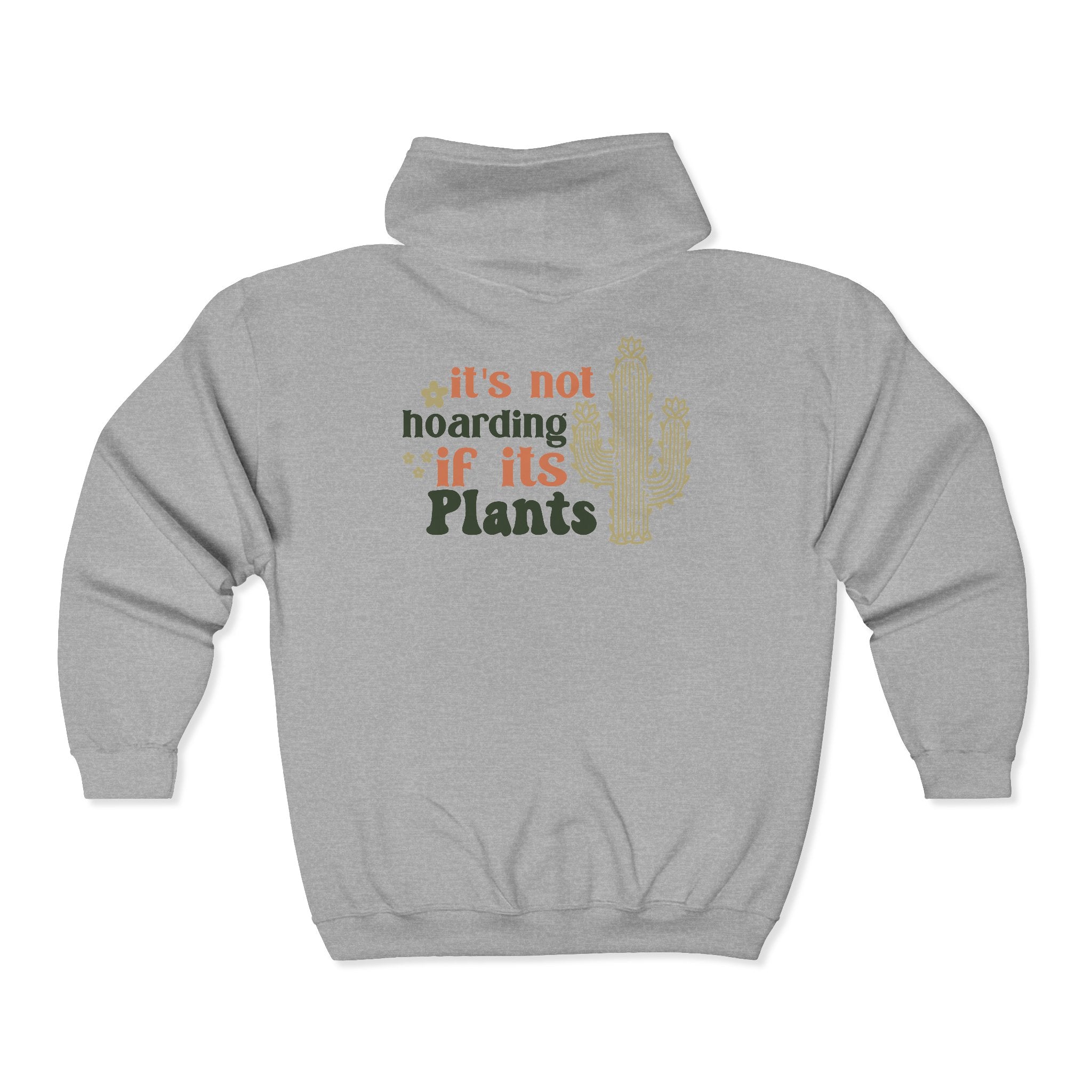 It's not dead if it's plant hoodie | cactus retro typography