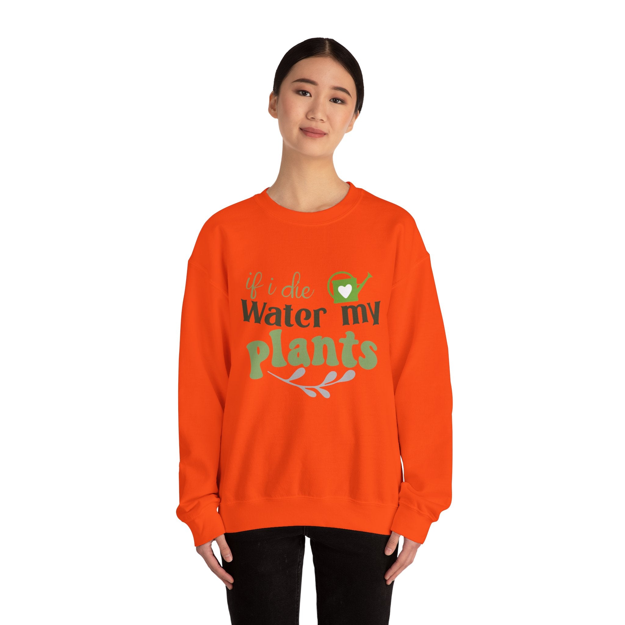 If I Die Water My Plants sweatshirt | Plant Lover Crewneck