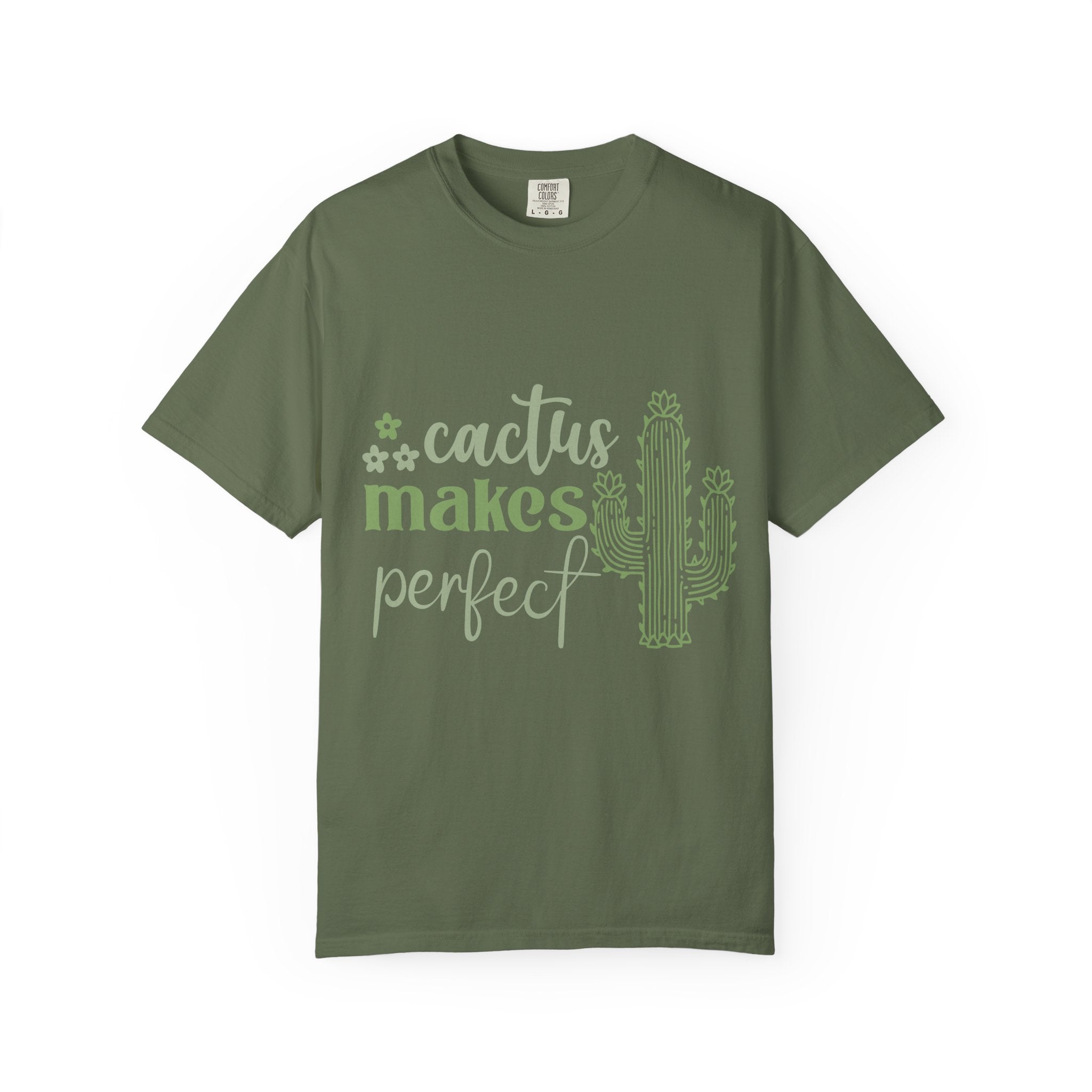 Cactus Makes Perfect T-shirt | Green Cactus Illustration