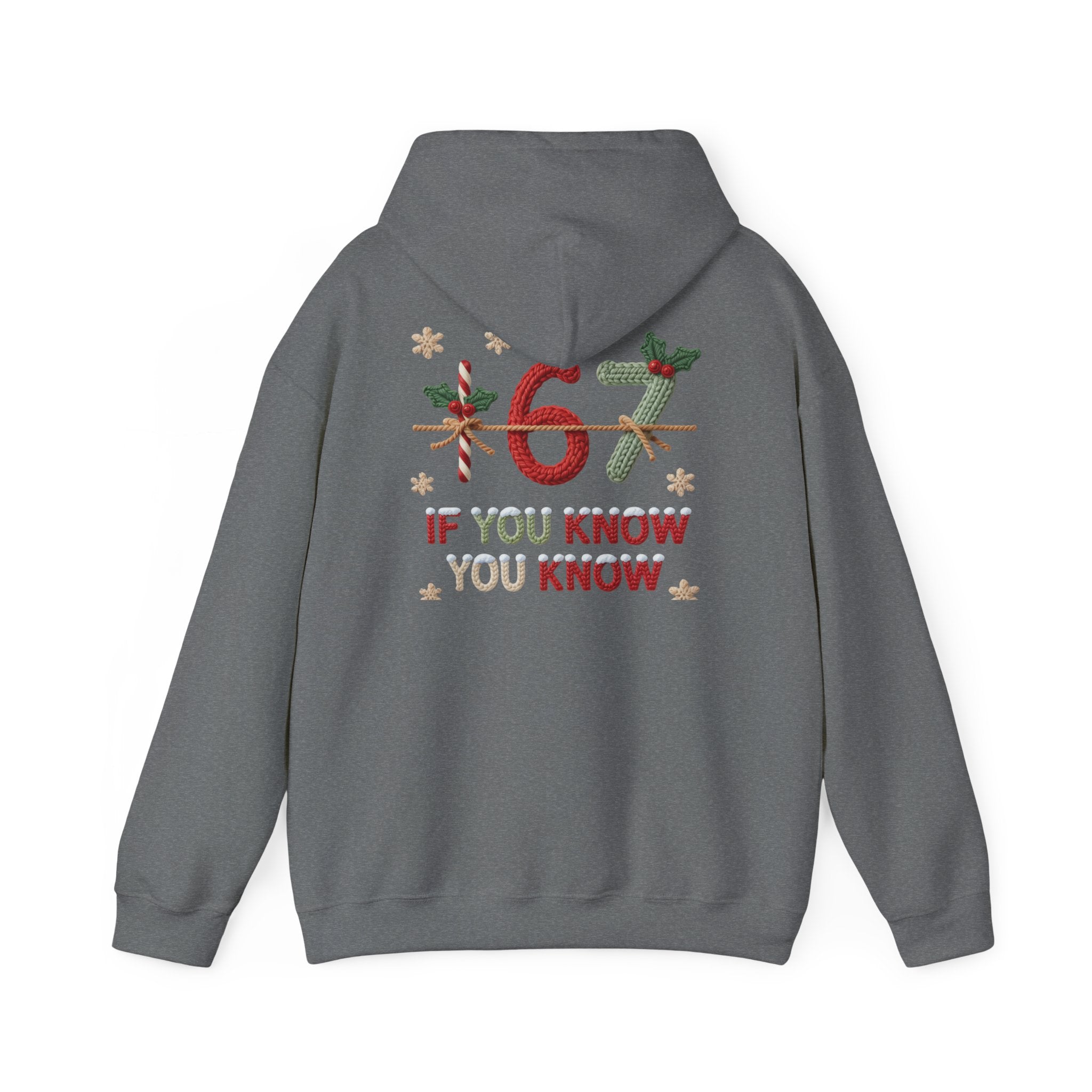 67 Christmas Hoodie | Christmas plaid numbers, holiday sweater design
