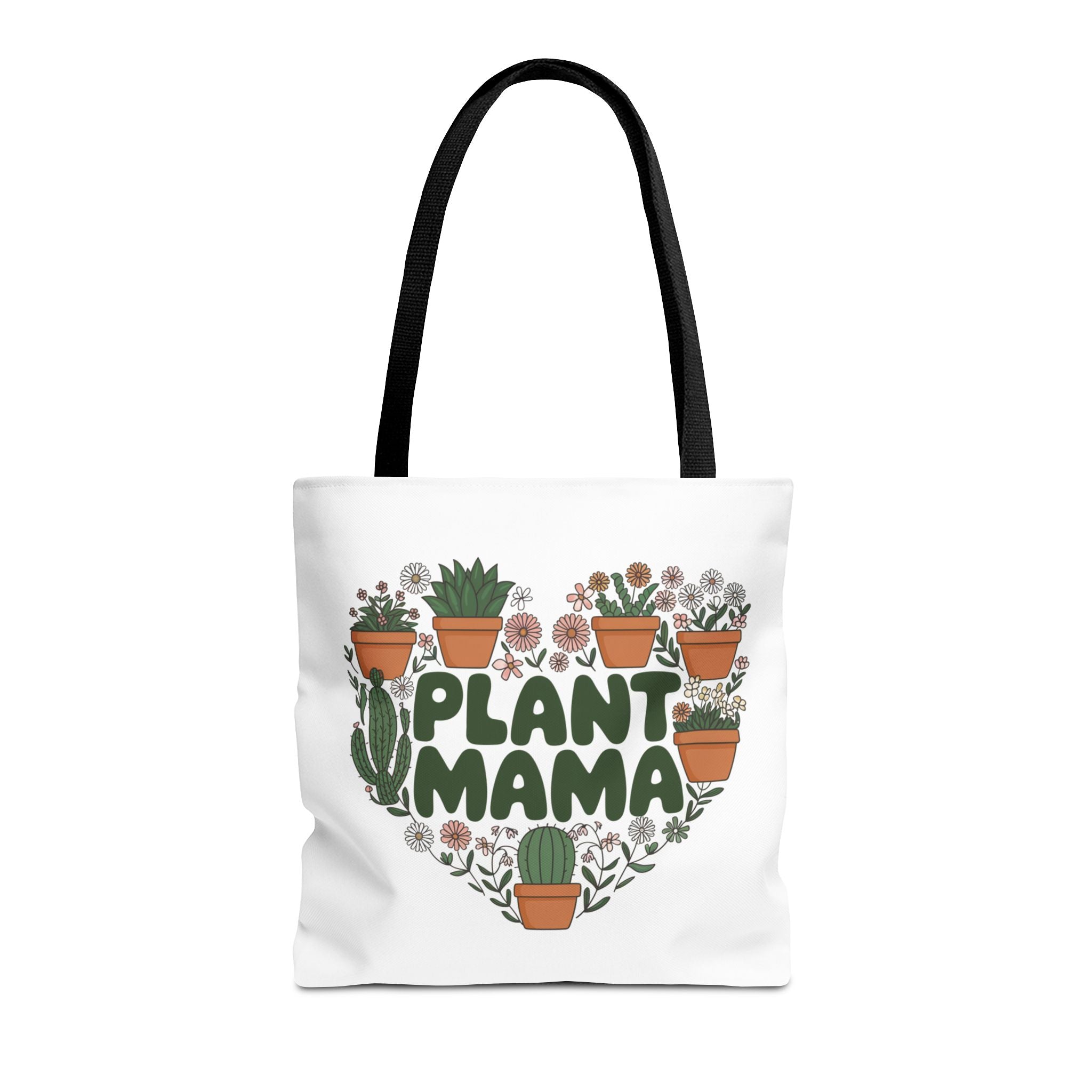 Plant Mama heart of potted succulents Tote Bag | botanical plant lover