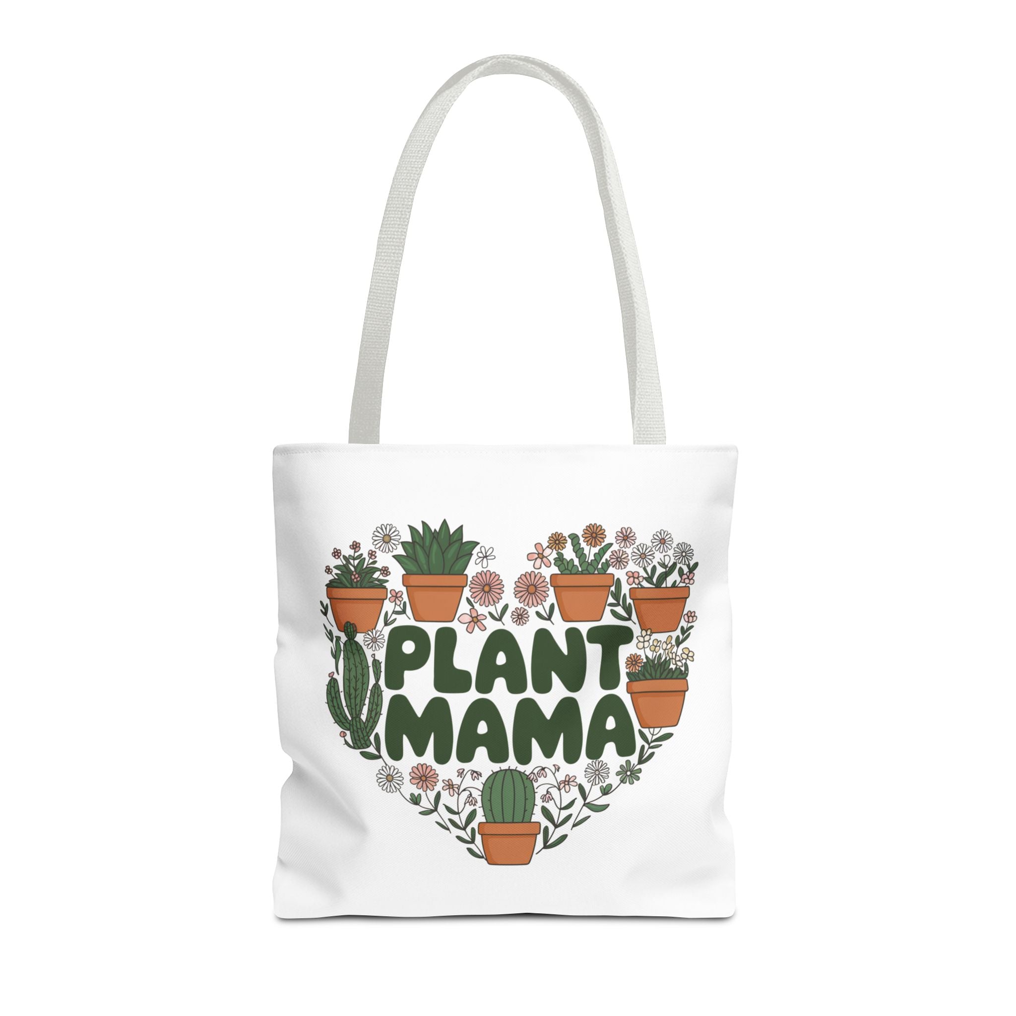 Plant Mama heart of potted succulents Tote Bag | botanical plant lover