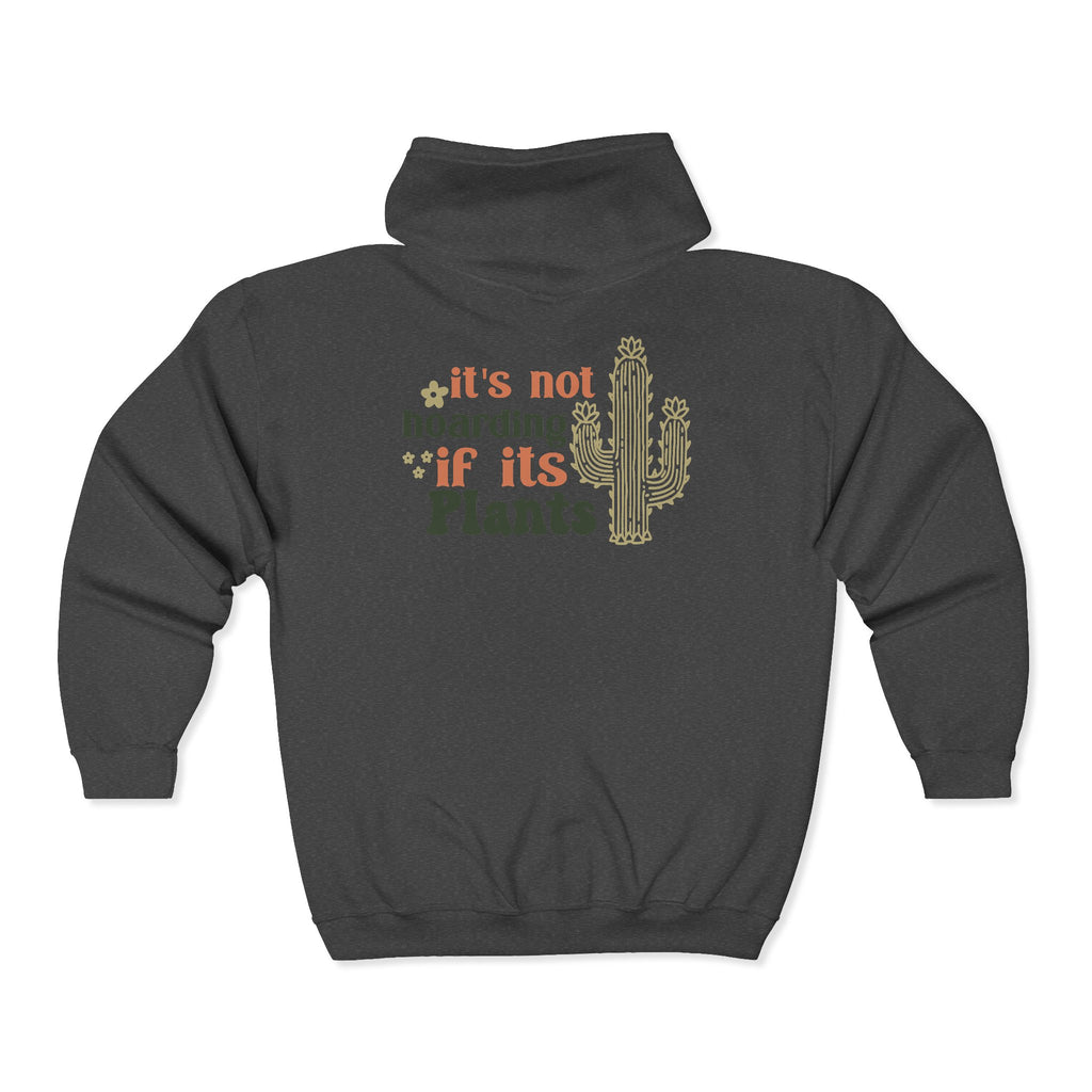 It's not dead if it's plant hoodie | cactus retro typography