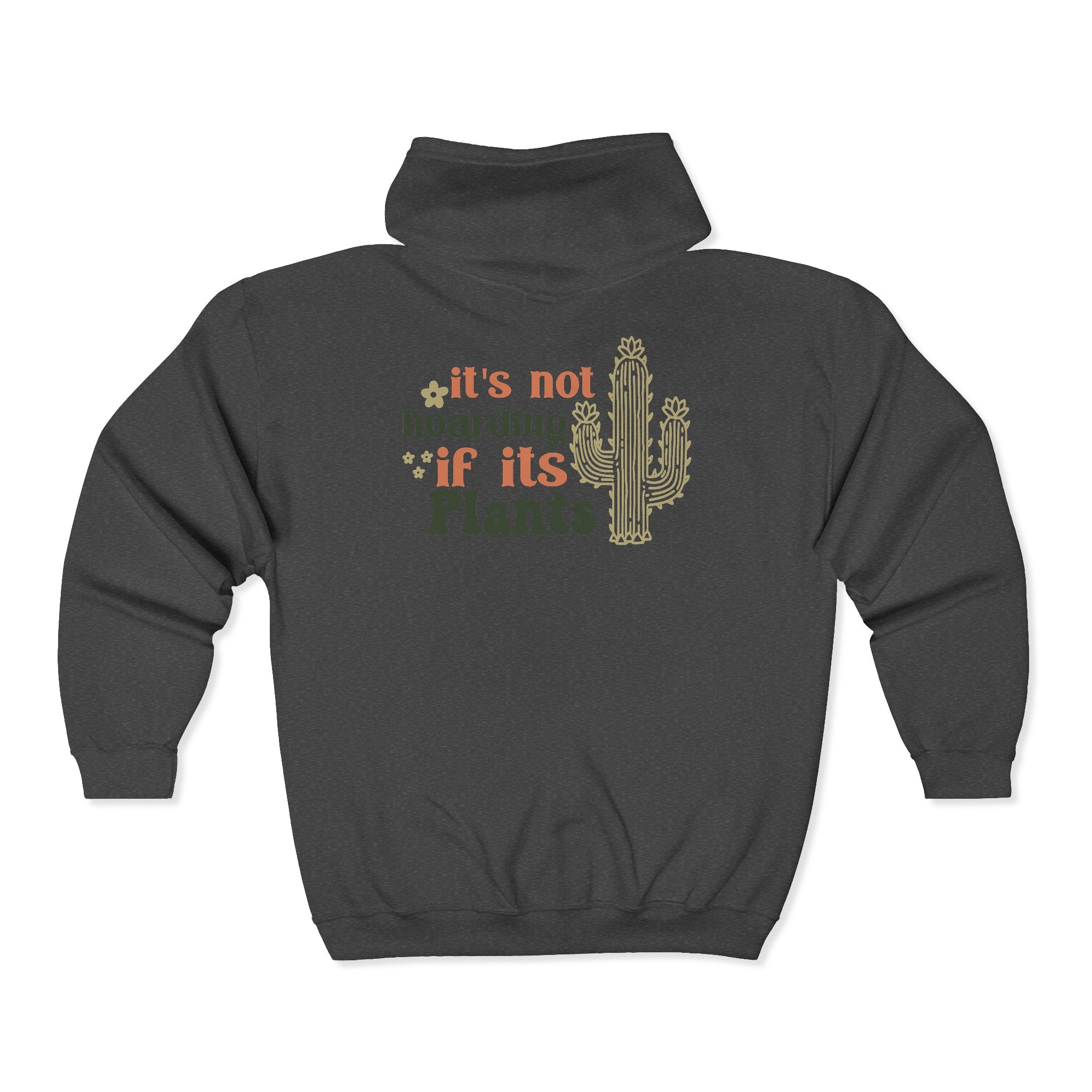 It's not dead if it's plant hoodie | cactus retro typography