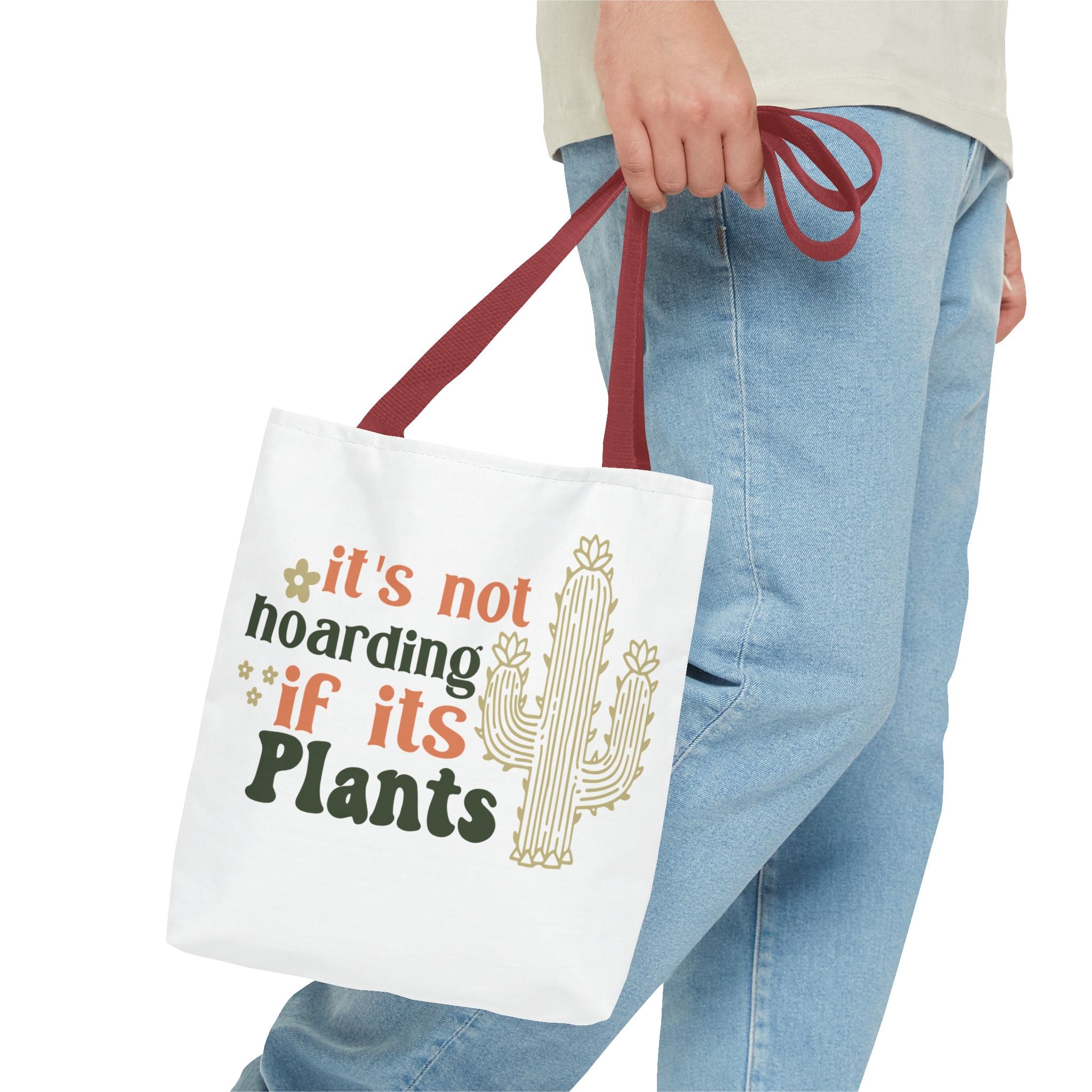 It’s Not Hoarding If It’s Plants tote bag | Cactus plant lover tote