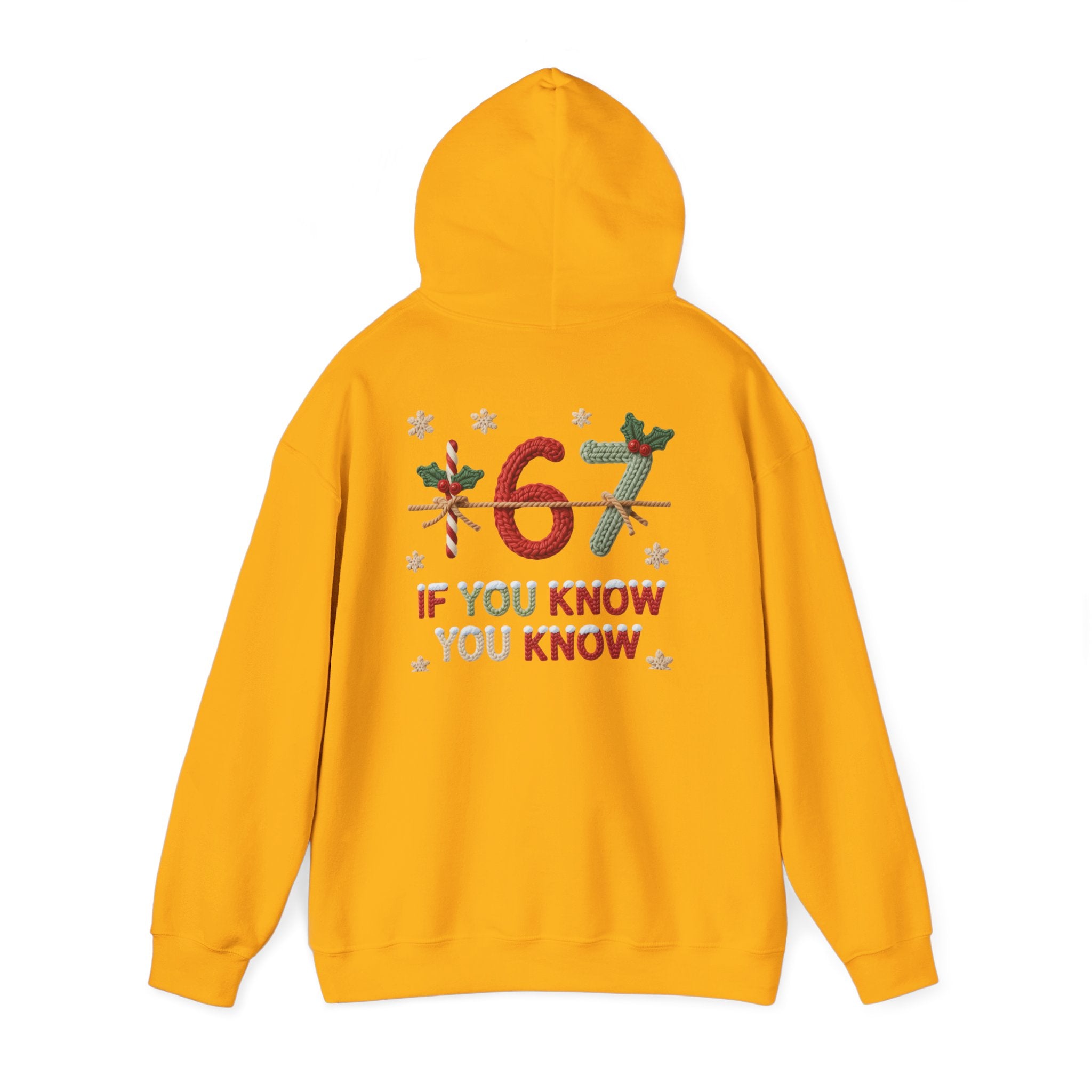 67 Christmas Hoodie | Christmas plaid numbers, holiday sweater design