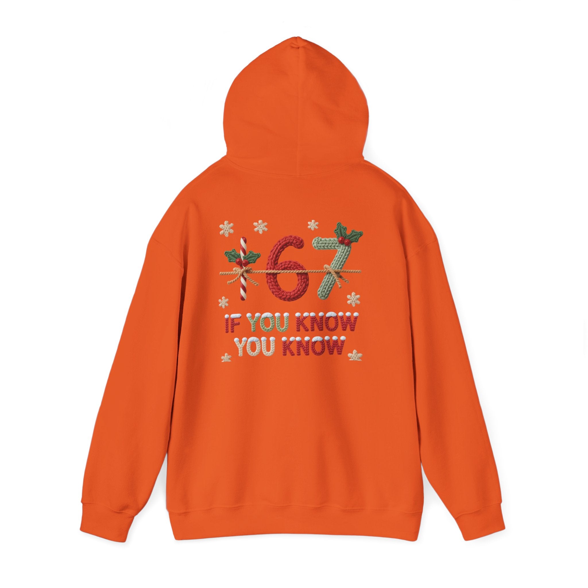 67 Christmas Hoodie | Christmas plaid numbers, holiday sweater design