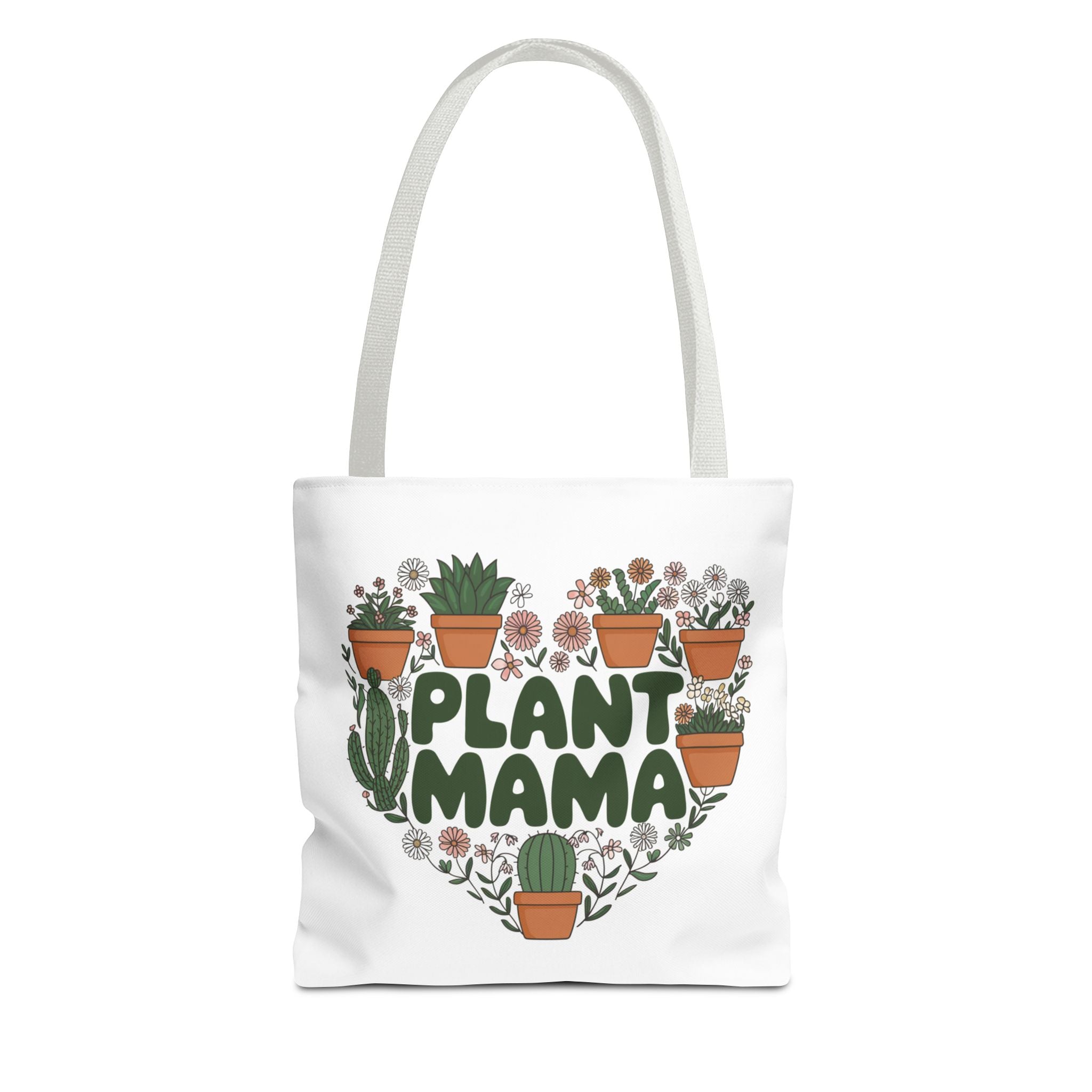 Plant Mama heart of potted succulents Tote Bag | botanical plant lover