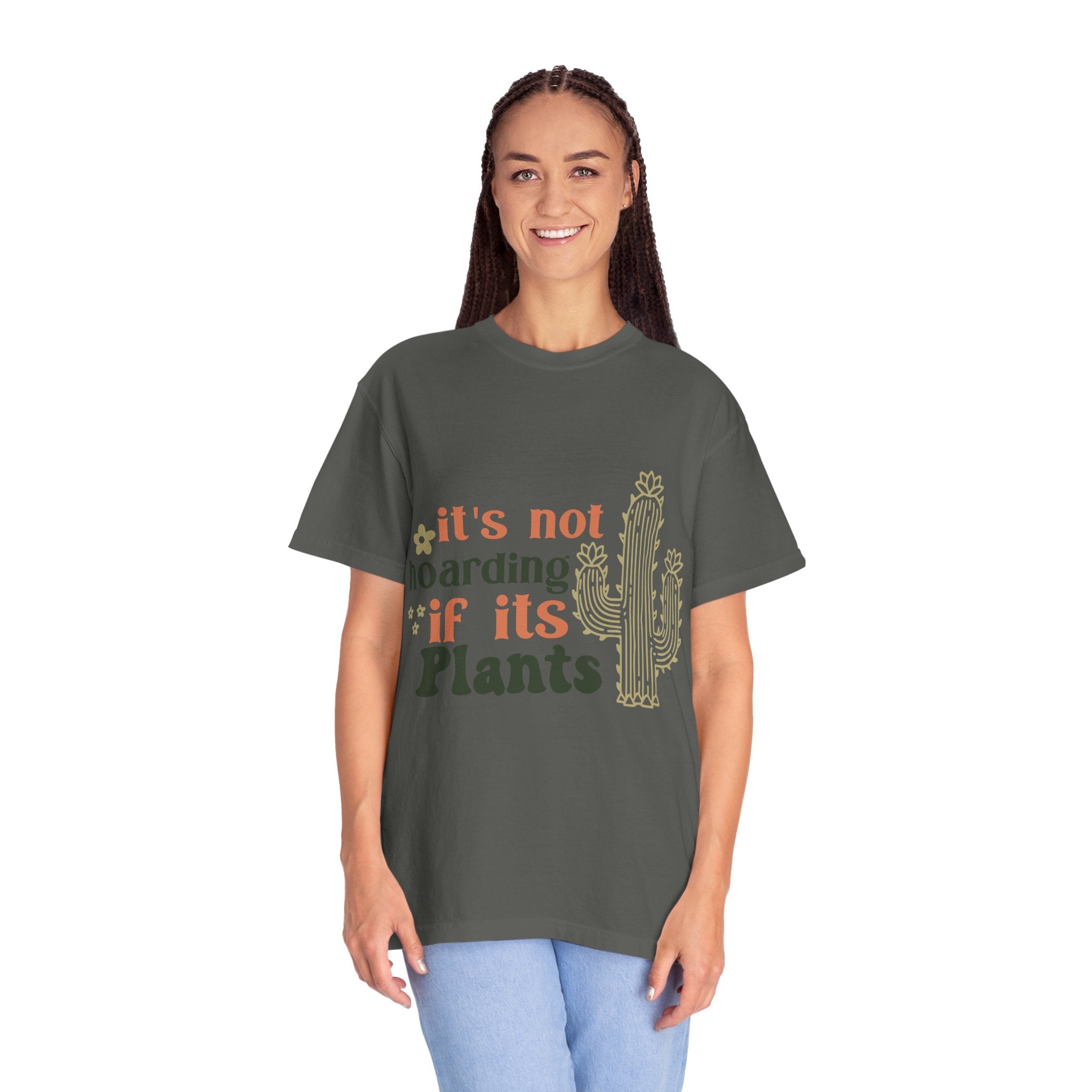 It's not hoarding if its Plants T-shirt | Cactus Plant Lover Graphic Tee