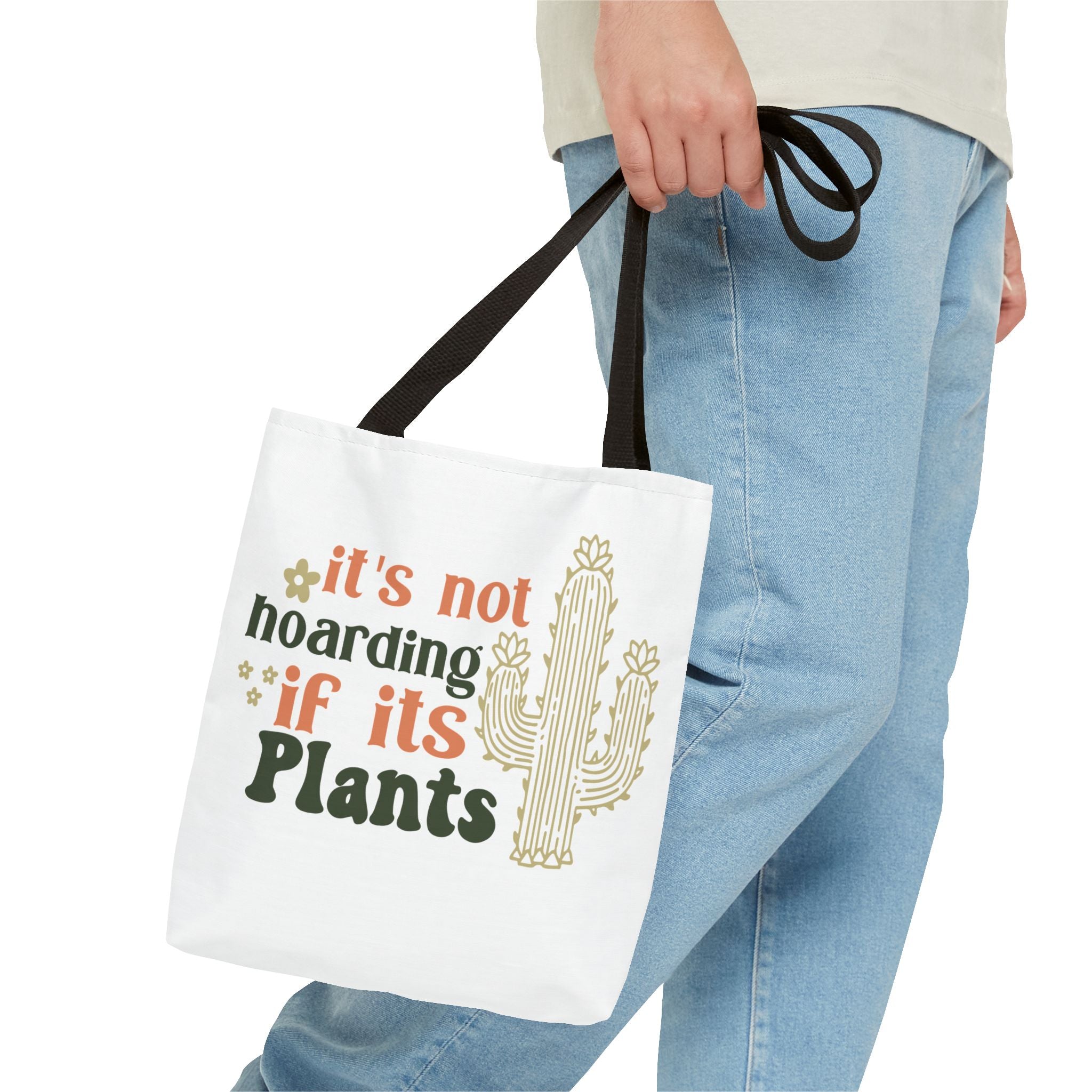 It’s Not Hoarding If It’s Plants tote bag | Cactus plant lover tote