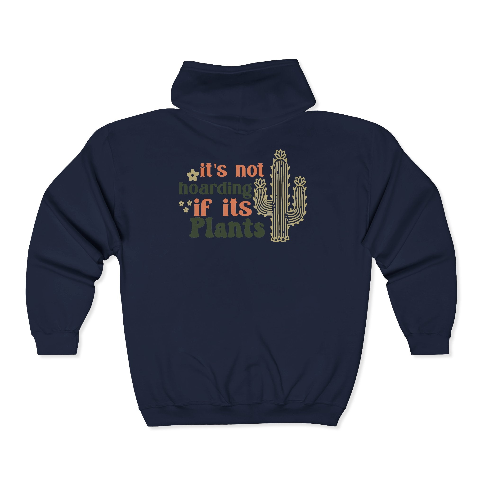 It's not dead if it's plant hoodie | cactus retro typography