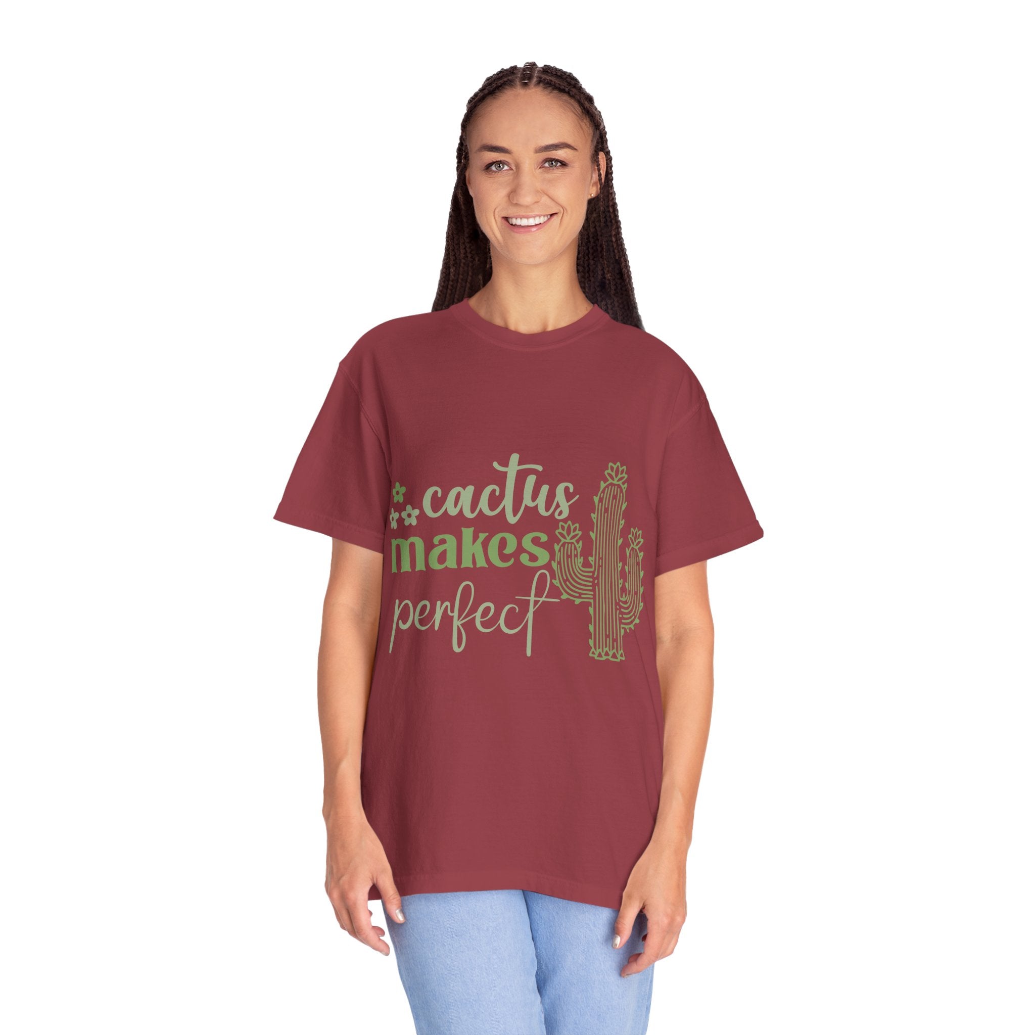Cactus Makes Perfect T-shirt | Green Cactus Illustration