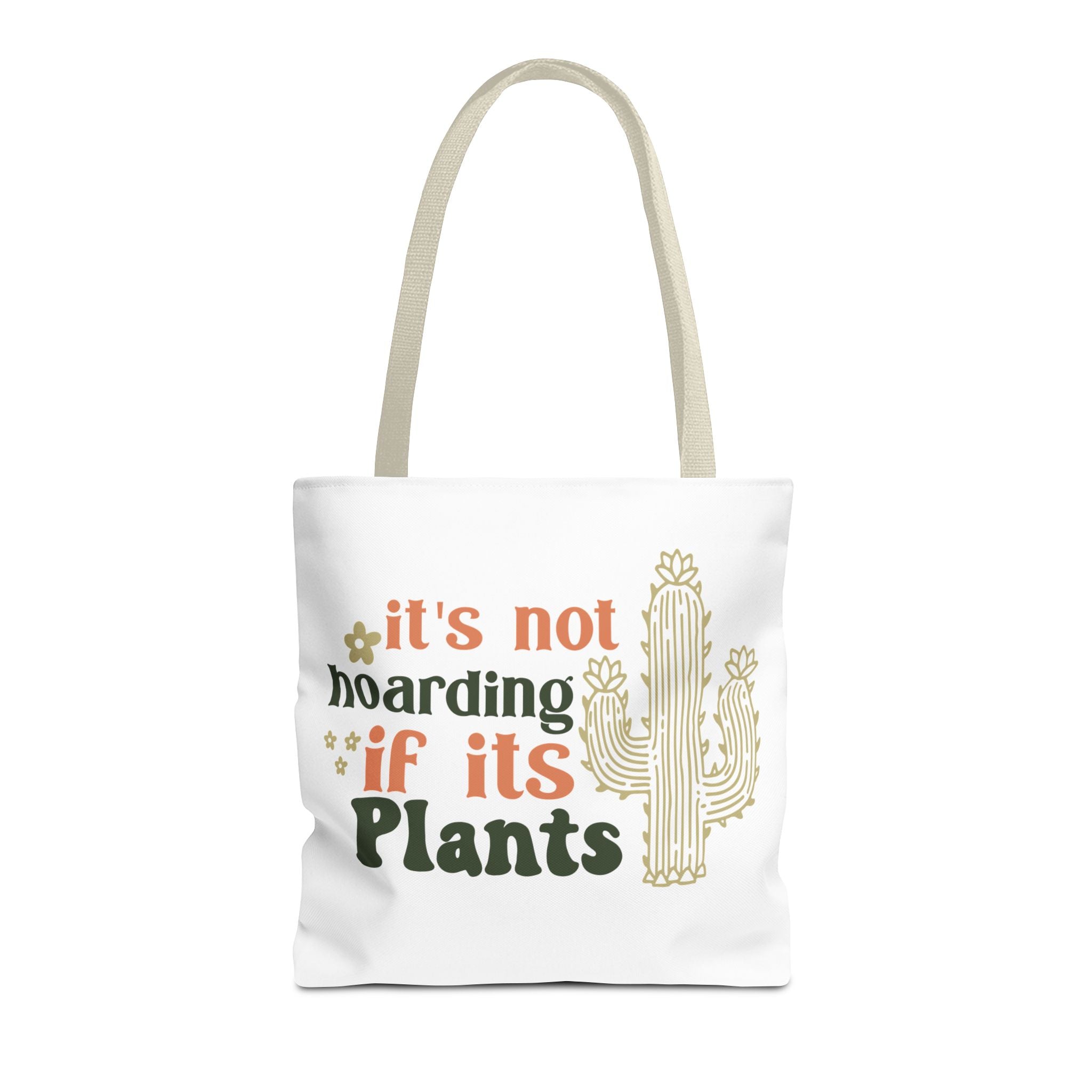 It’s Not Hoarding If It’s Plants tote bag | Cactus plant lover tote