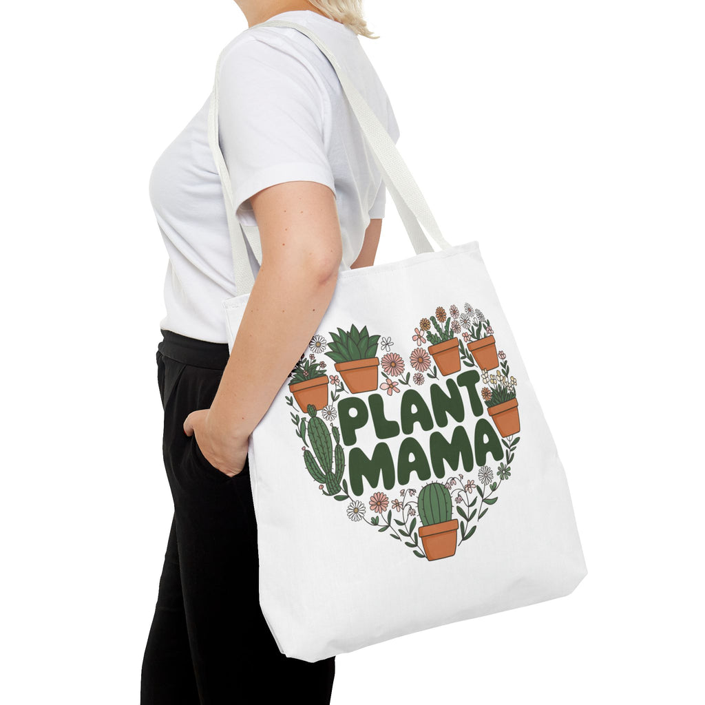 Plant Mama heart of potted succulents Tote Bag | botanical plant lover