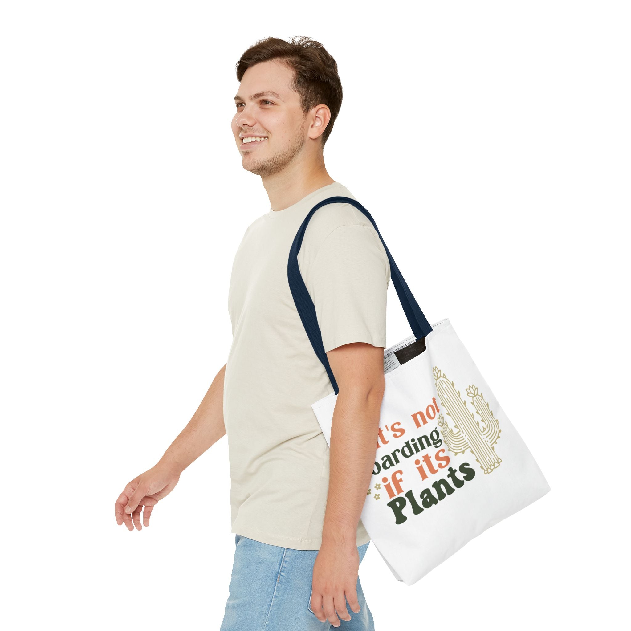 It’s Not Hoarding If It’s Plants tote bag | Cactus plant lover tote