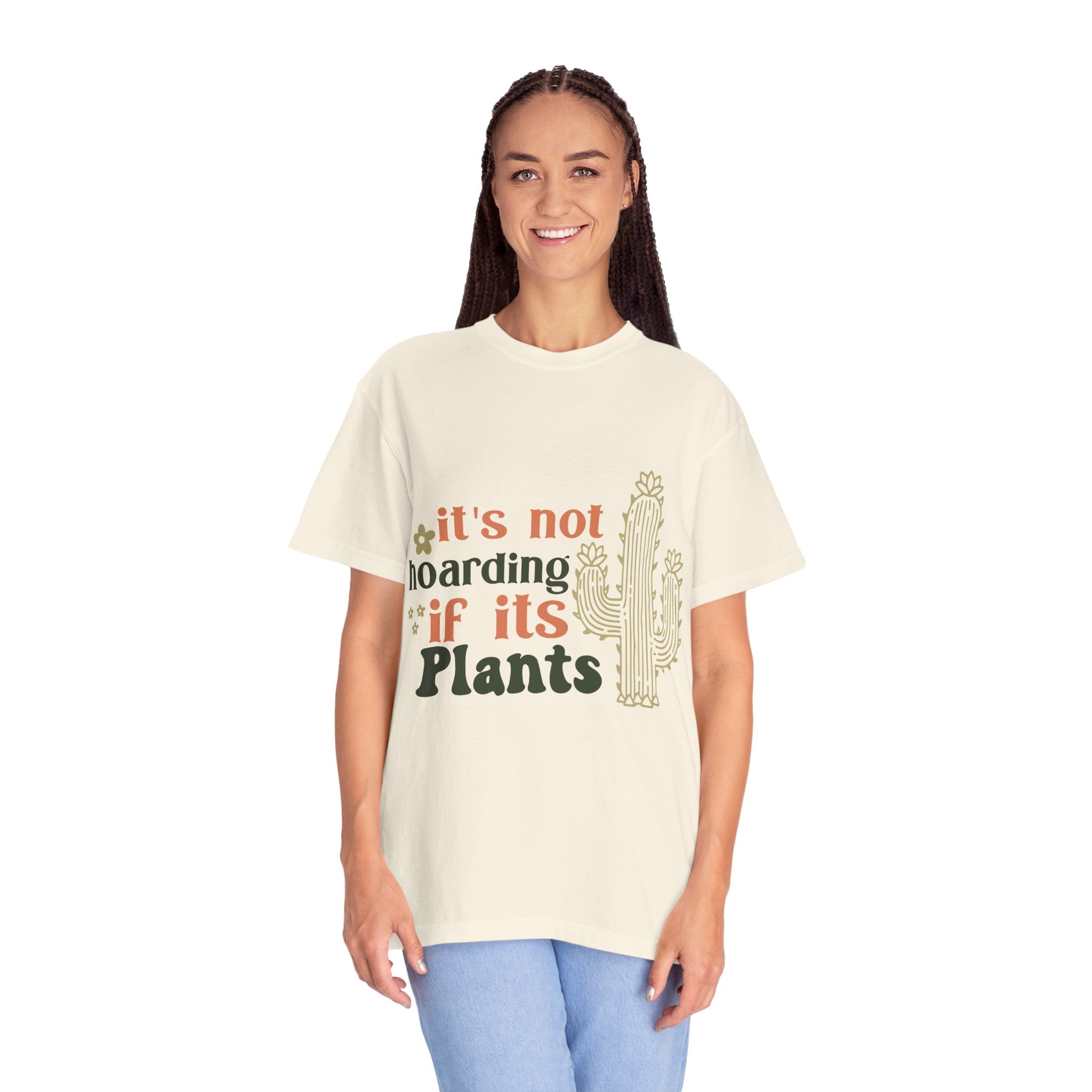 It's not hoarding if its Plants T-shirt | Cactus Plant Lover Graphic Tee