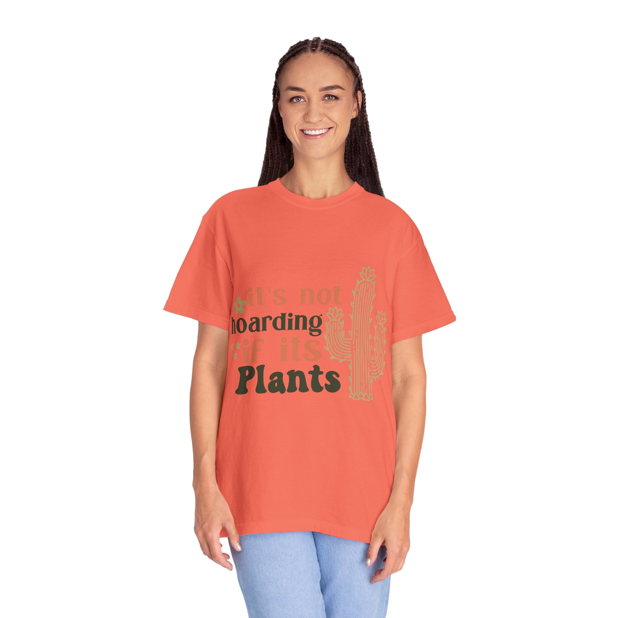 It's not hoarding if its Plants T-shirt | Cactus Plant Lover Graphic Tee