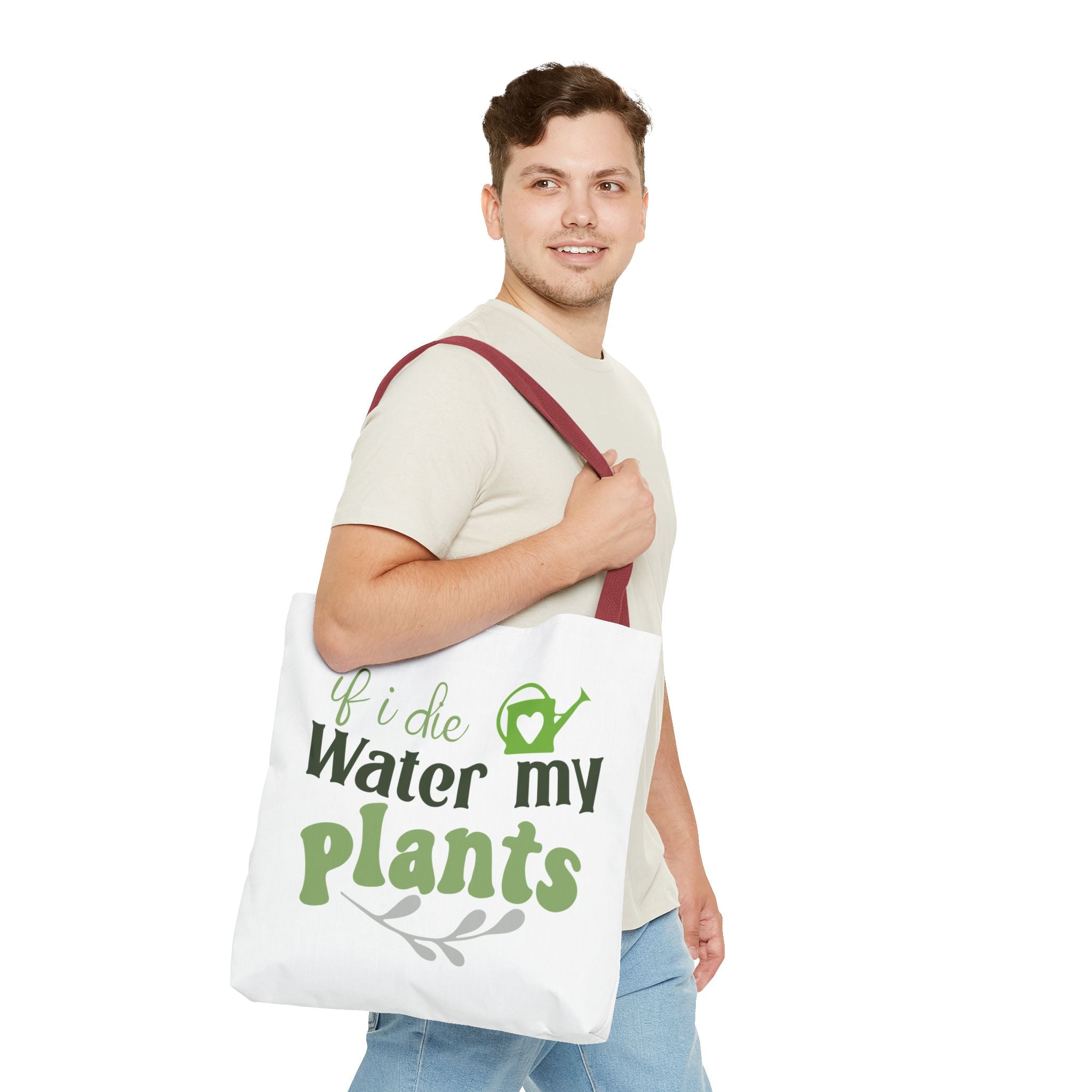 If I Die Water My Plants tote bag | Plant Lover Gardening Tote