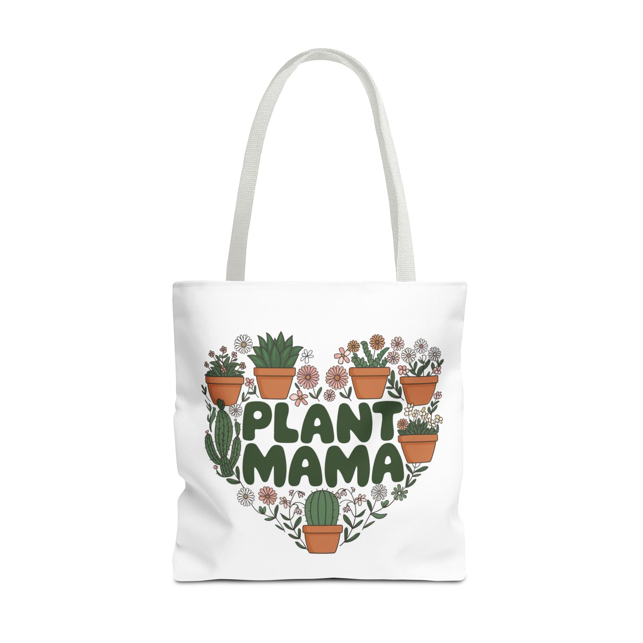 Plant Mama heart of potted succulents Tote Bag | botanical plant lover