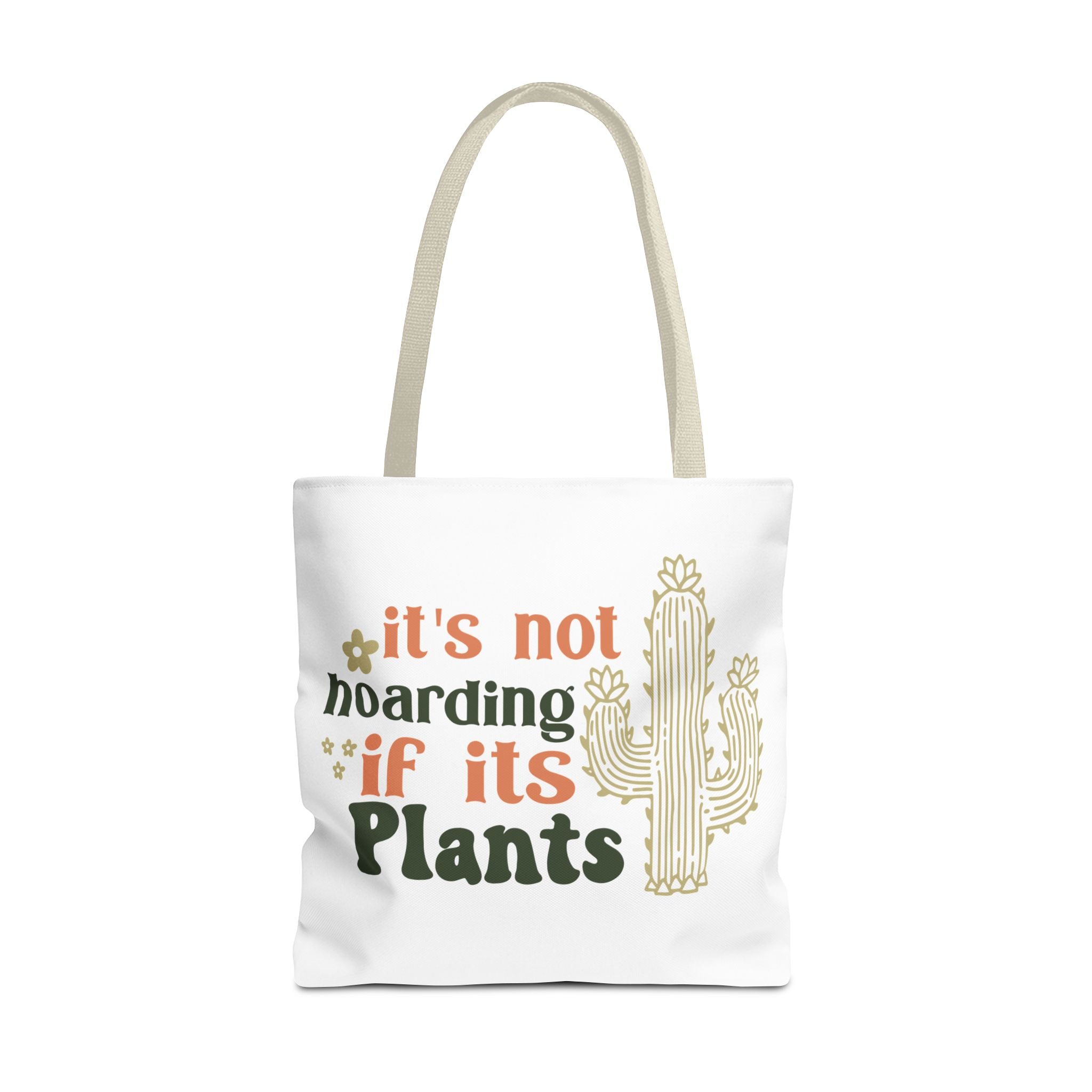 It’s Not Hoarding If It’s Plants tote bag | Cactus plant lover tote