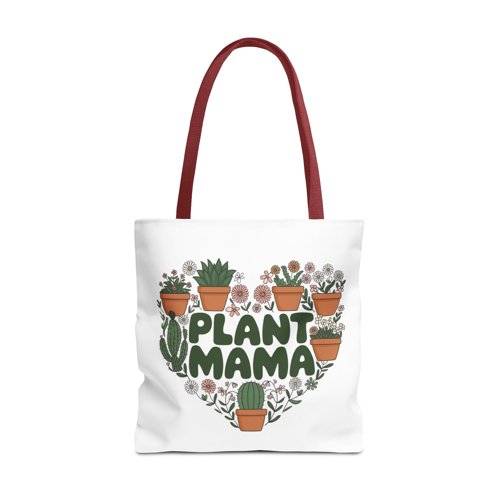 Plant Mama heart of potted succulents Tote Bag | botanical plant lover