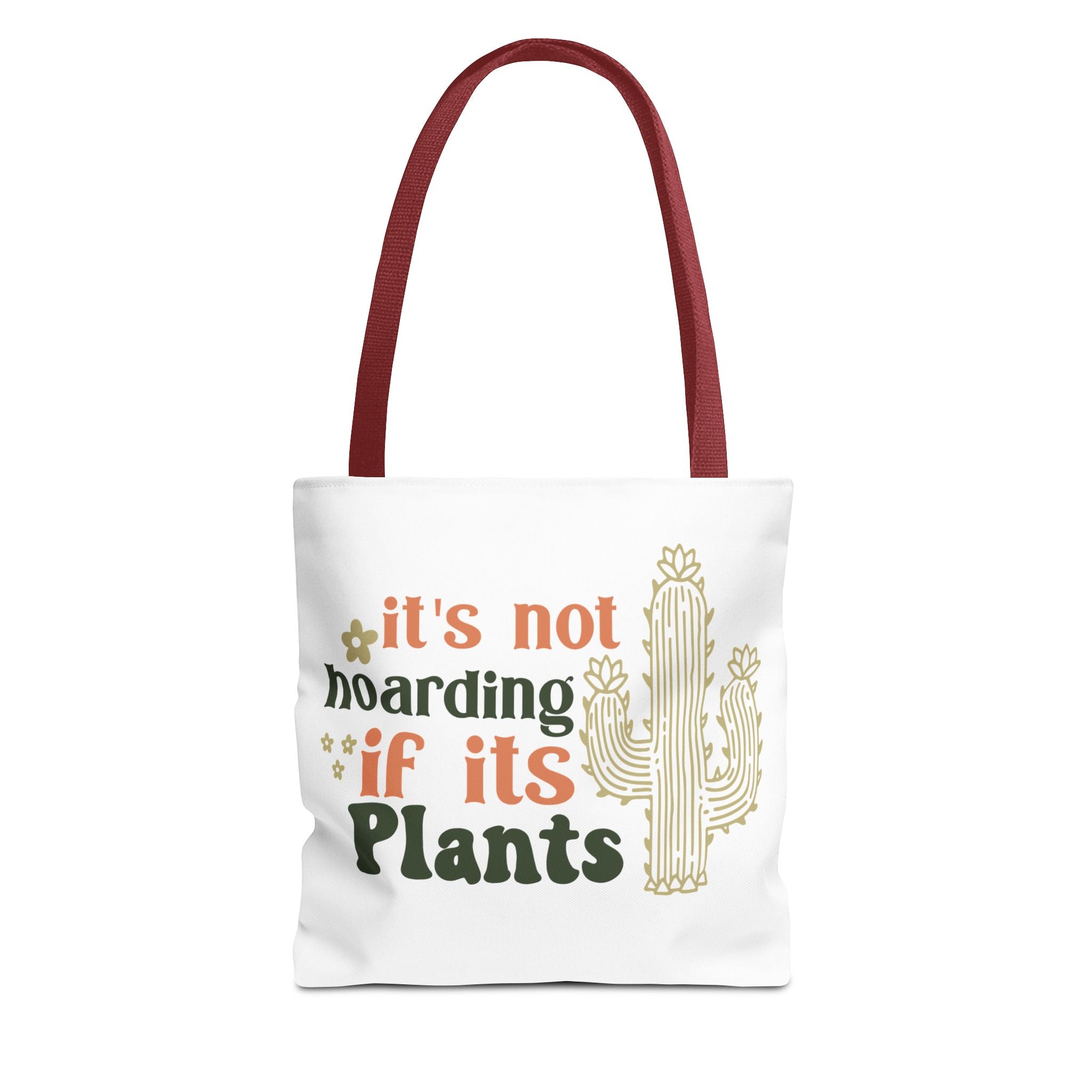 It’s Not Hoarding If It’s Plants tote bag | Cactus plant lover tote