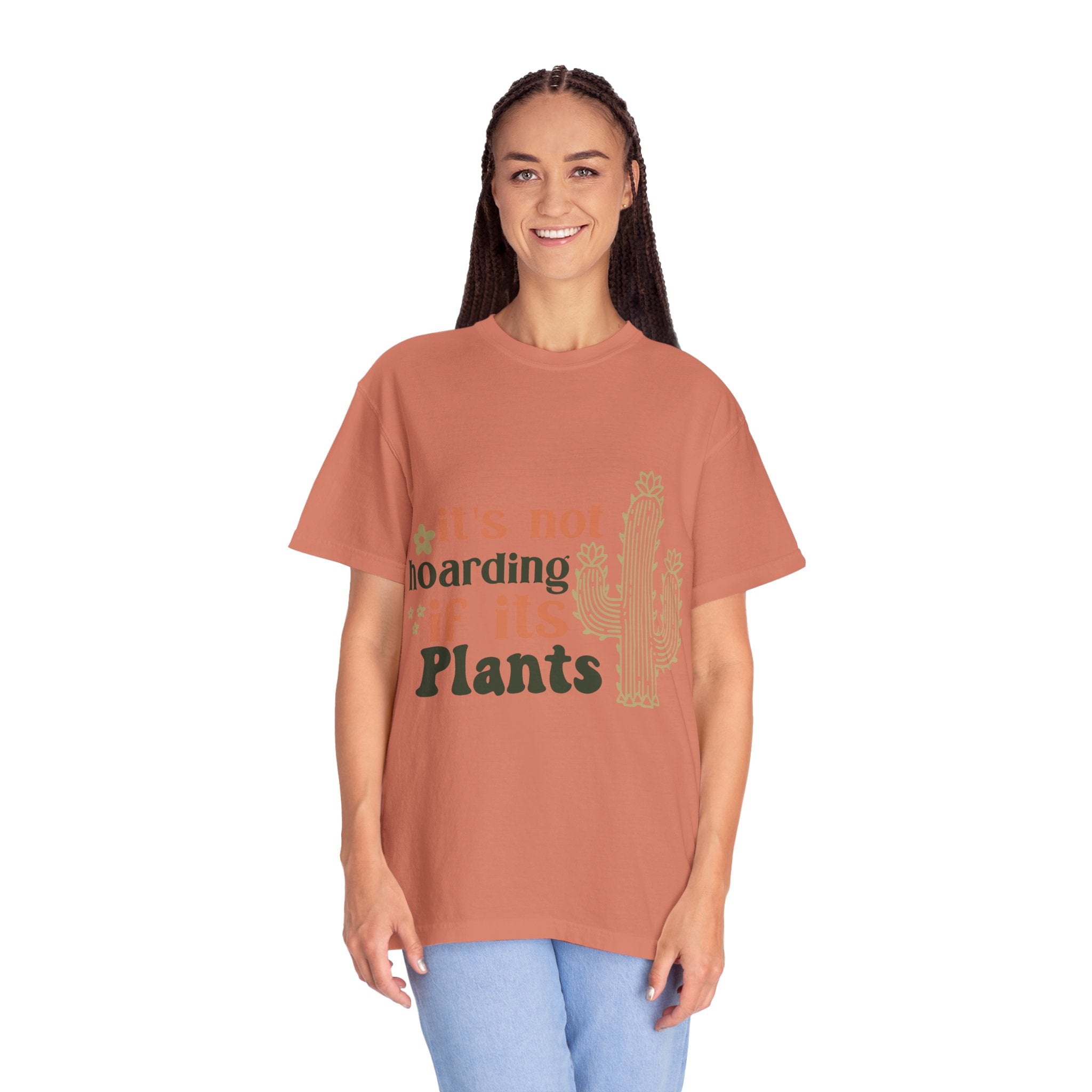 It's not hoarding if its Plants T-shirt | Cactus Plant Lover Graphic Tee