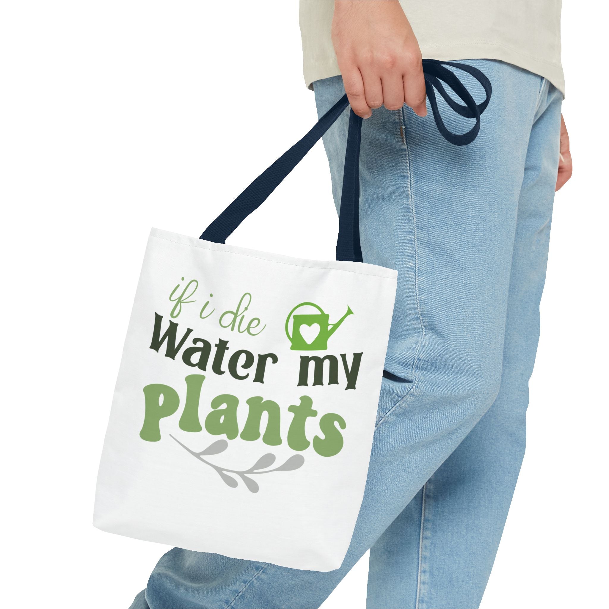 If I Die Water My Plants tote bag | Plant Lover Gardening Tote