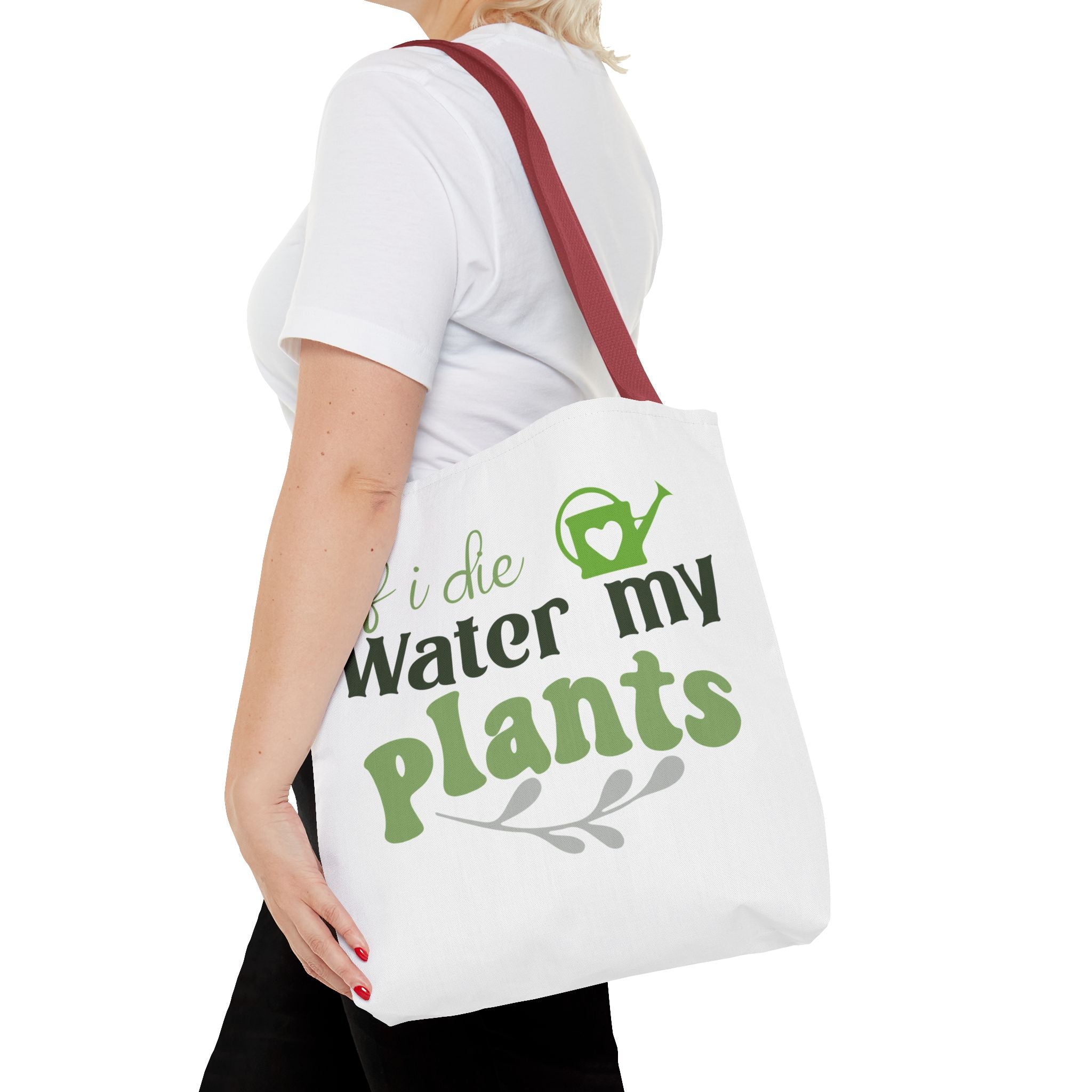 If I Die Water My Plants tote bag | Plant Lover Gardening Tote