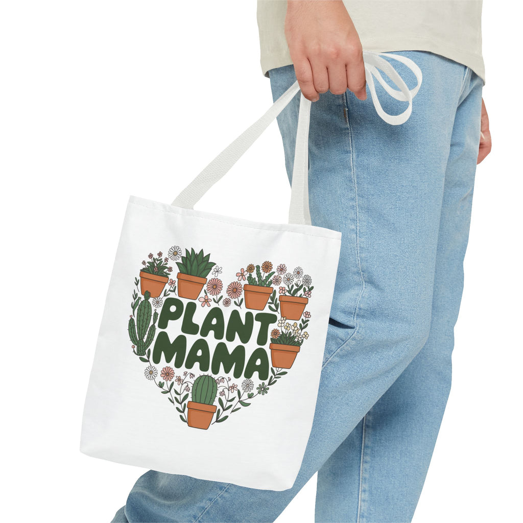 Plant Mama heart of potted succulents Tote Bag | botanical plant lover