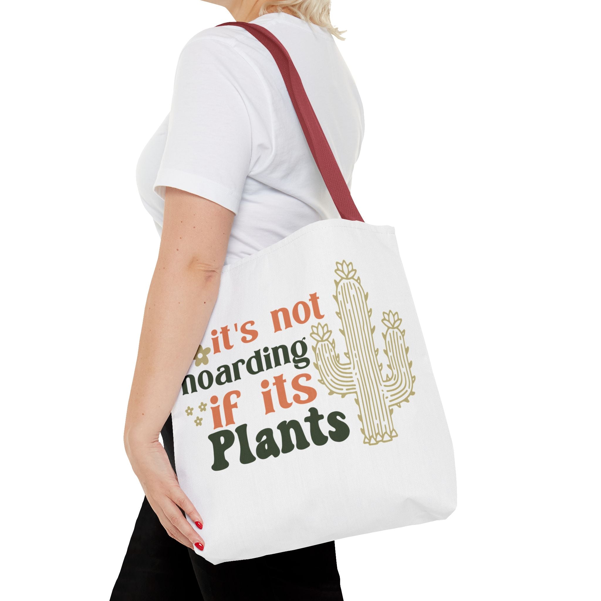 It’s Not Hoarding If It’s Plants tote bag | Cactus plant lover tote