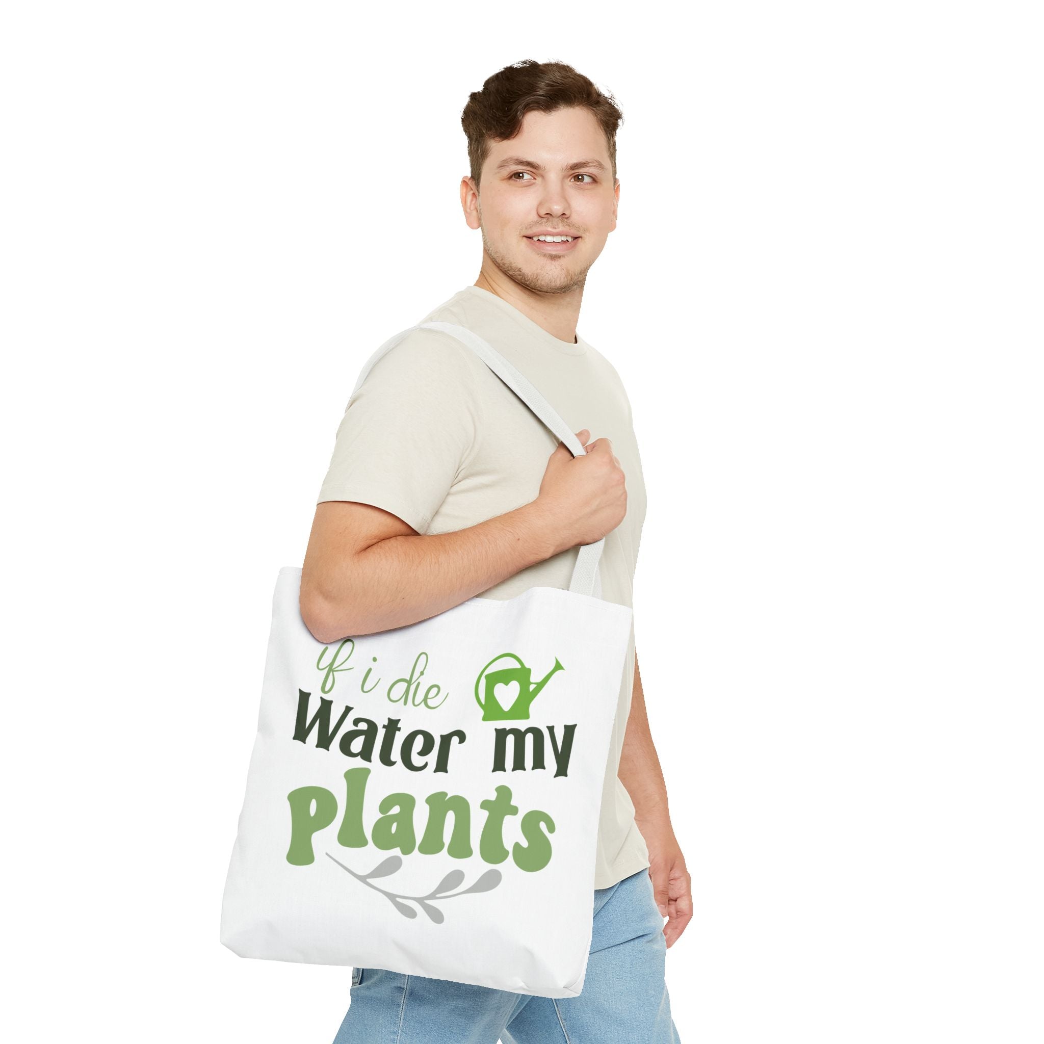 If I Die Water My Plants tote bag | Plant Lover Gardening Tote