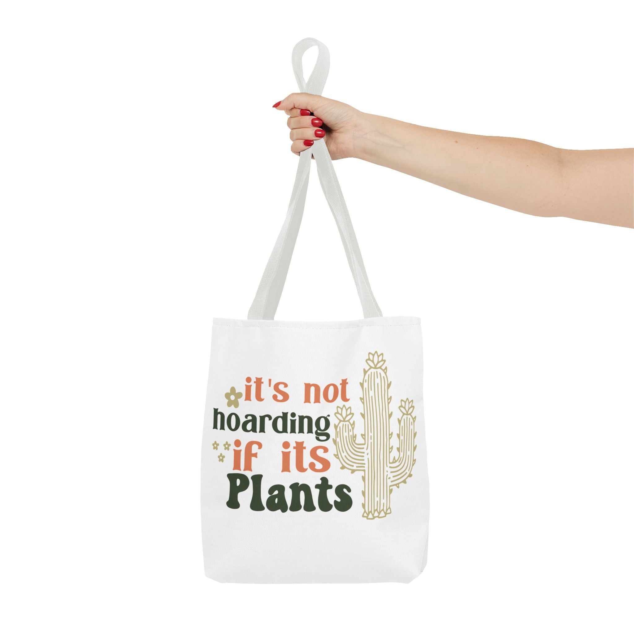 It’s Not Hoarding If It’s Plants tote bag | Cactus plant lover tote