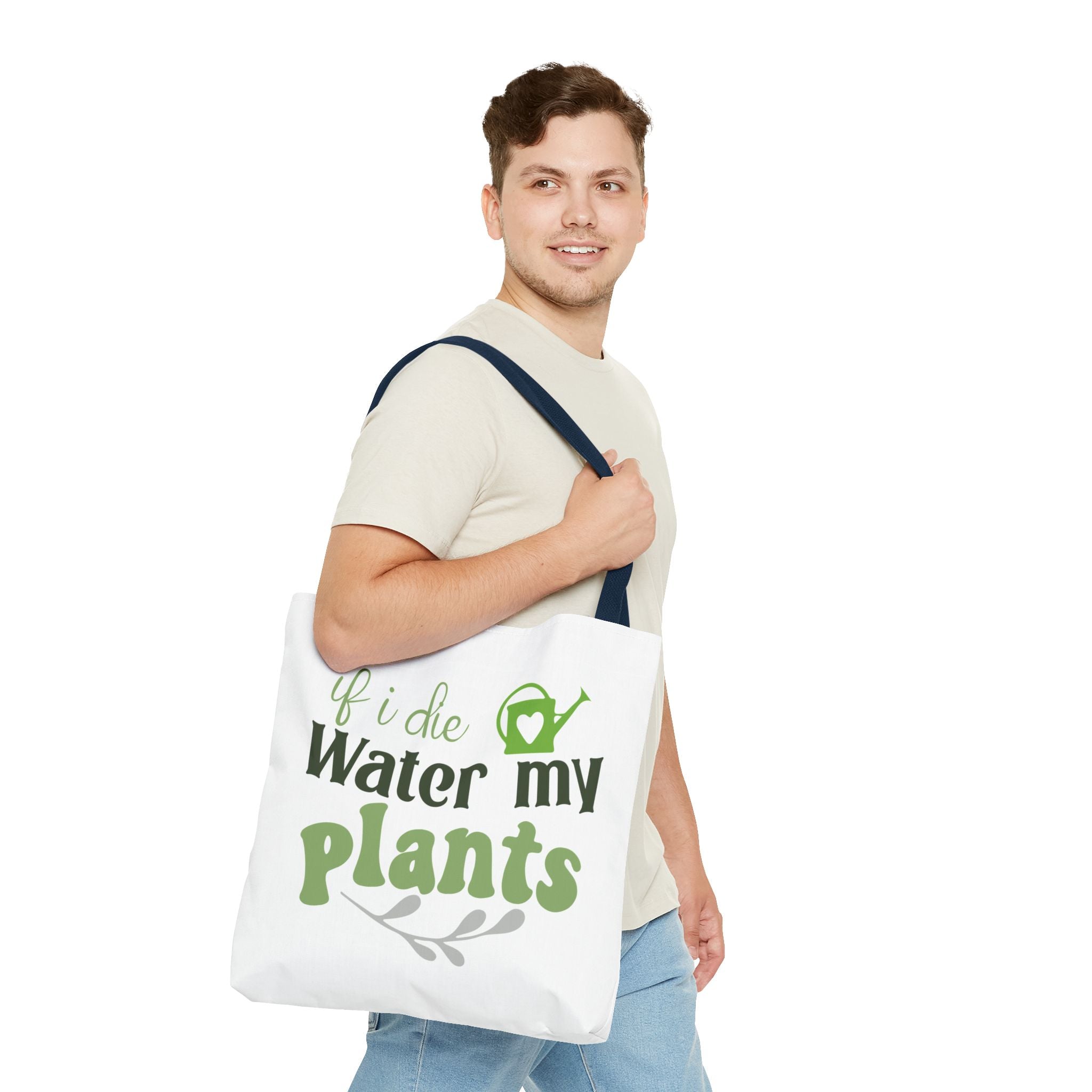 If I Die Water My Plants tote bag | Plant Lover Gardening Tote