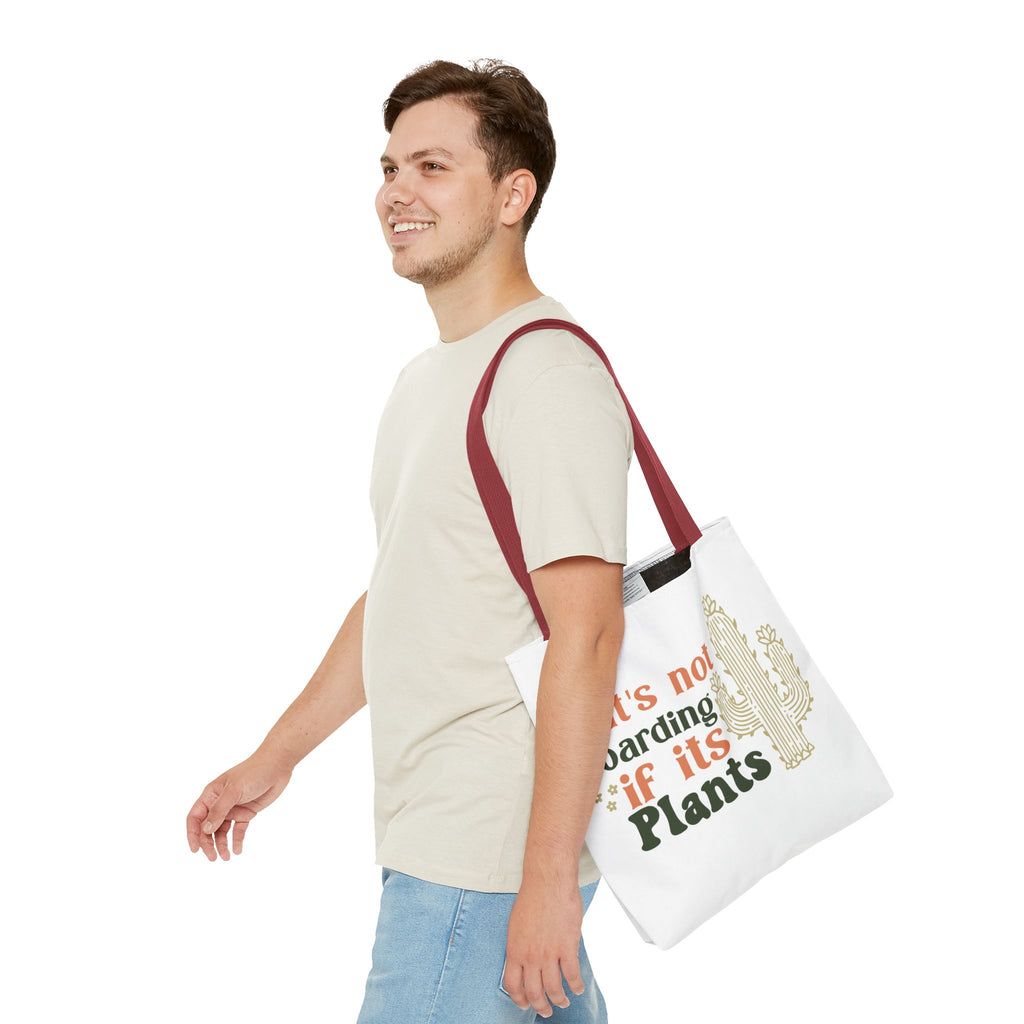 It’s Not Hoarding If It’s Plants tote bag | Cactus plant lover tote