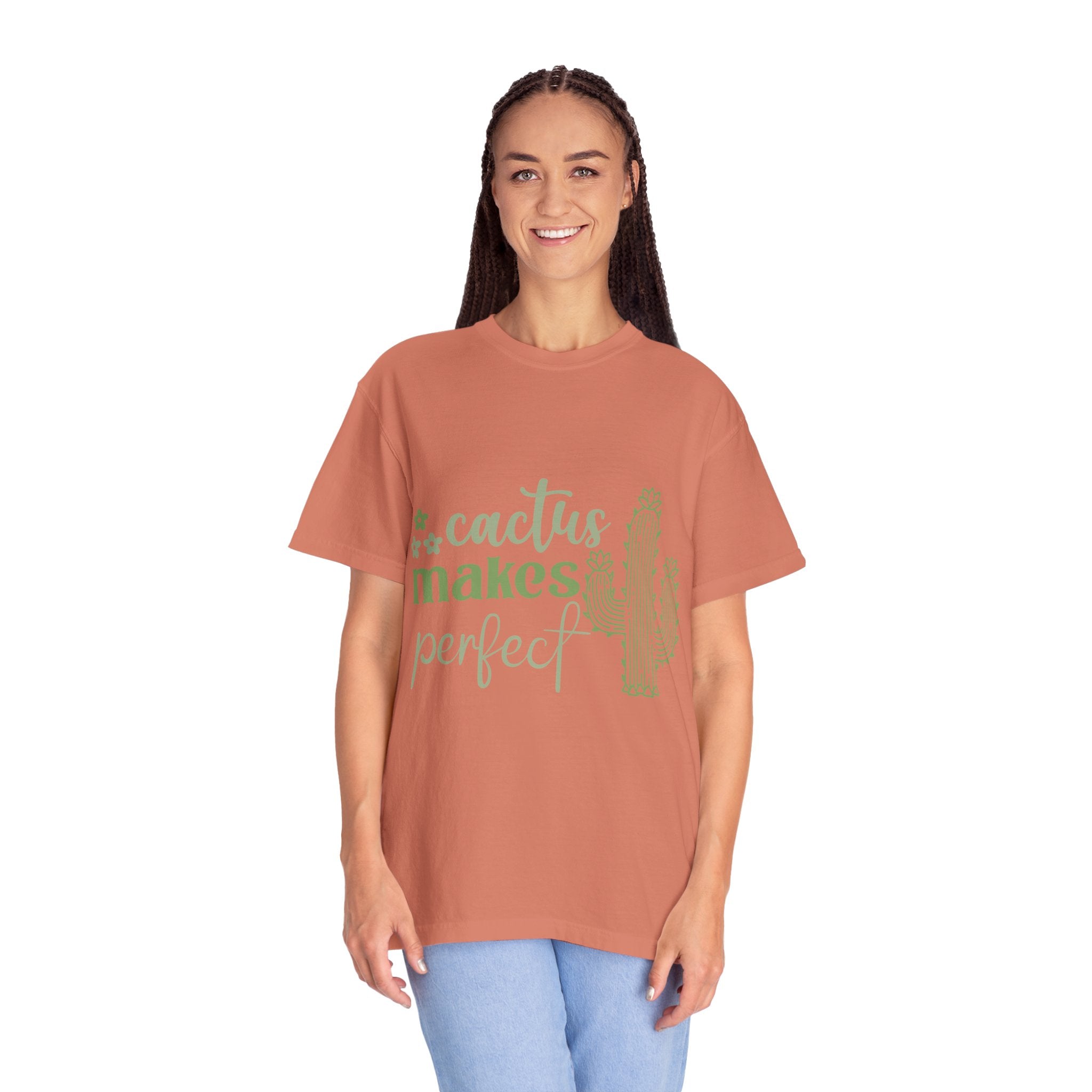 Cactus Makes Perfect T-shirt | Green Cactus Illustration