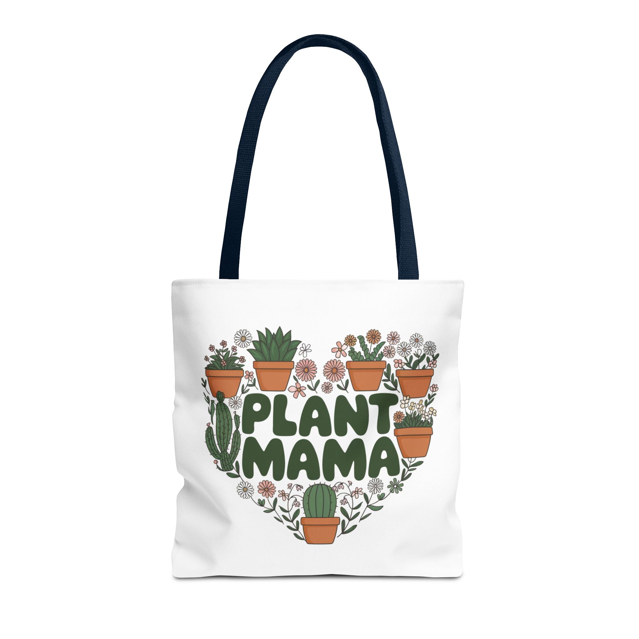 Plant Mama heart of potted succulents Tote Bag | botanical plant lover
