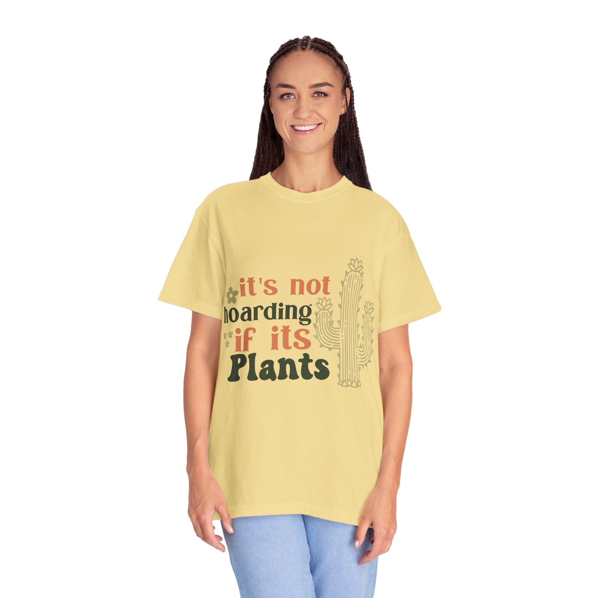 It's not hoarding if its Plants T-shirt | Cactus Plant Lover Graphic Tee