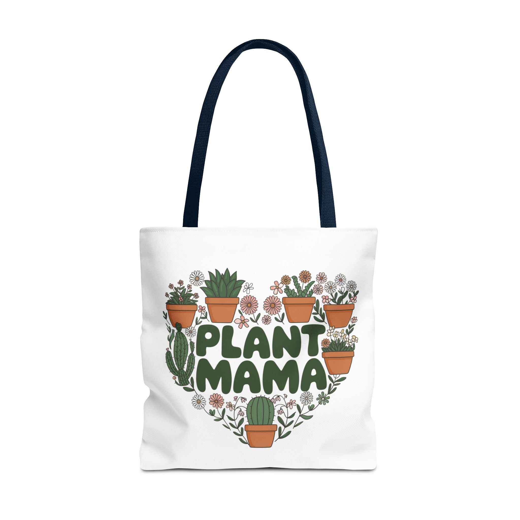 Plant Mama heart of potted succulents Tote Bag | botanical plant lover