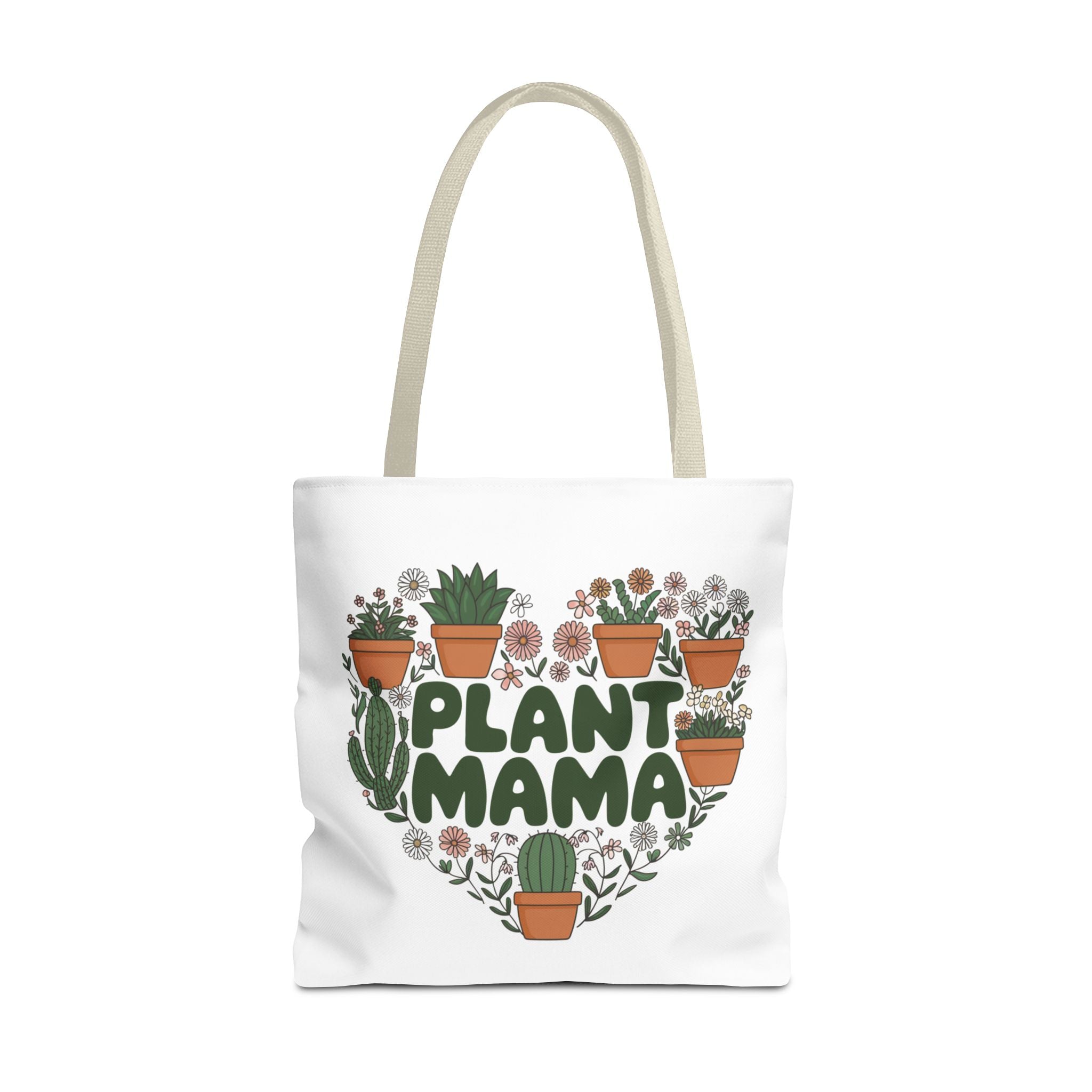 Plant Mama heart of potted succulents Tote Bag | botanical plant lover