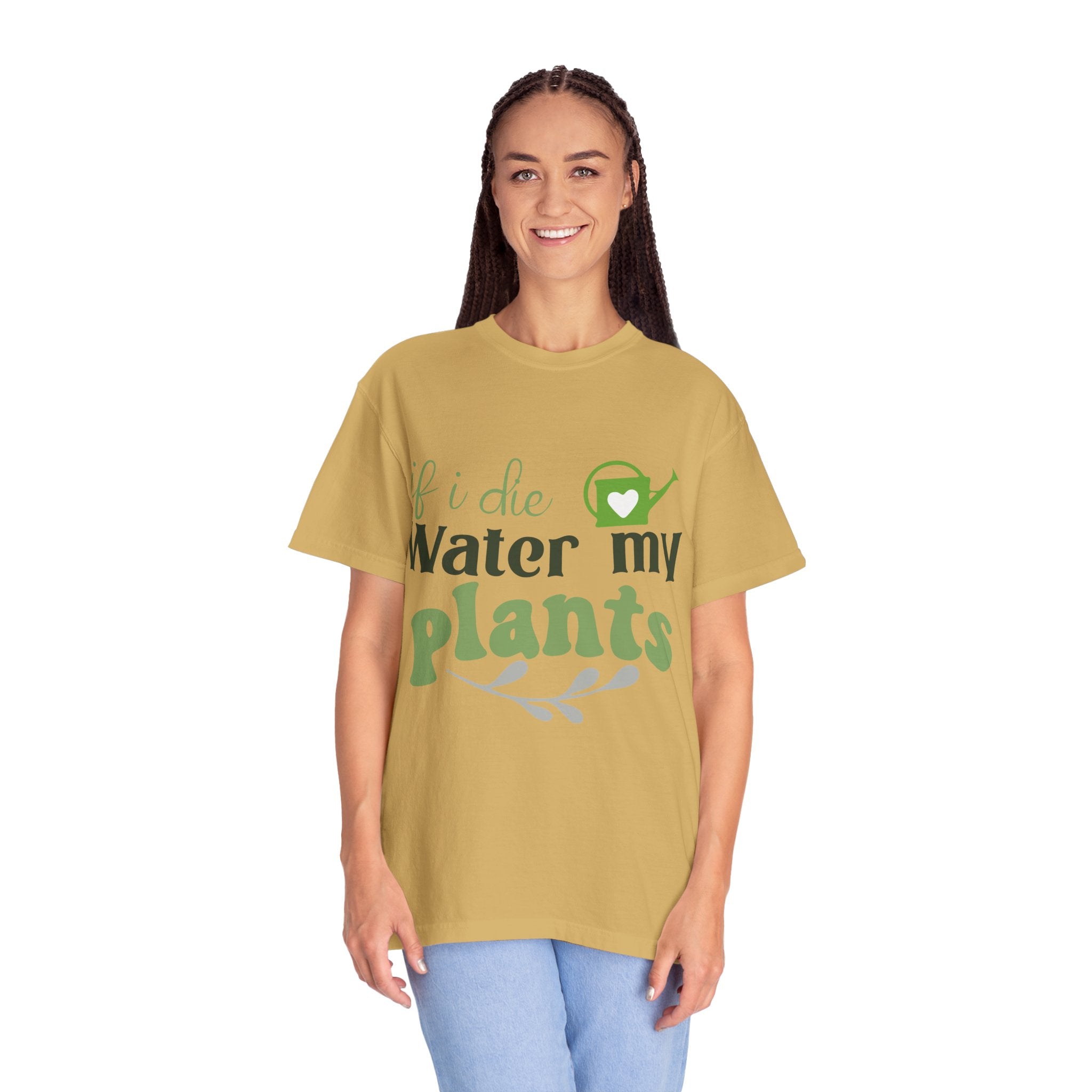 If I Die Water My Plants T-shirt | Plant Lover Tee