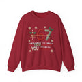 67 Christmas Sweatshirt | Holiday Candy Cane Ornament Design