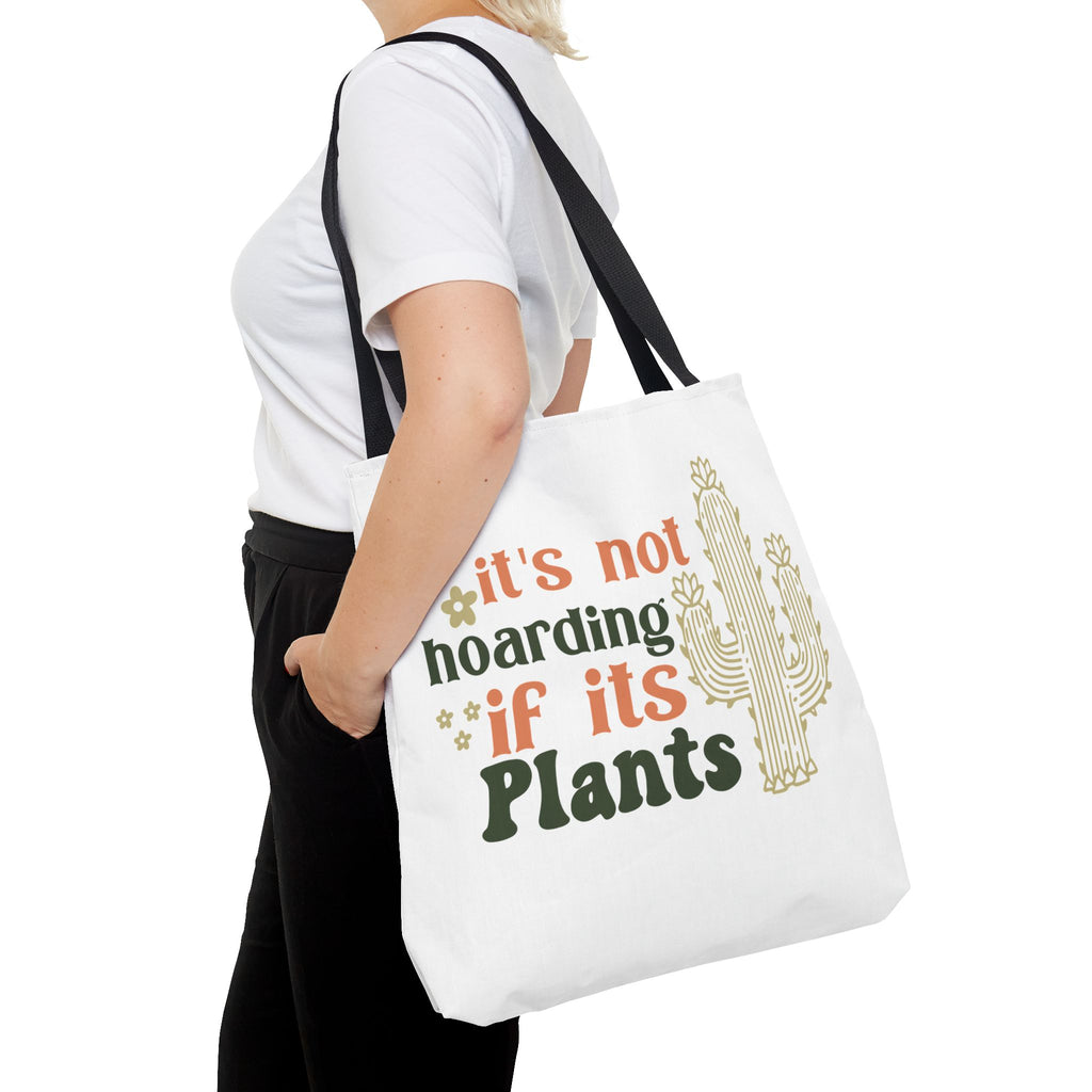It’s Not Hoarding If It’s Plants tote bag | Cactus plant lover tote