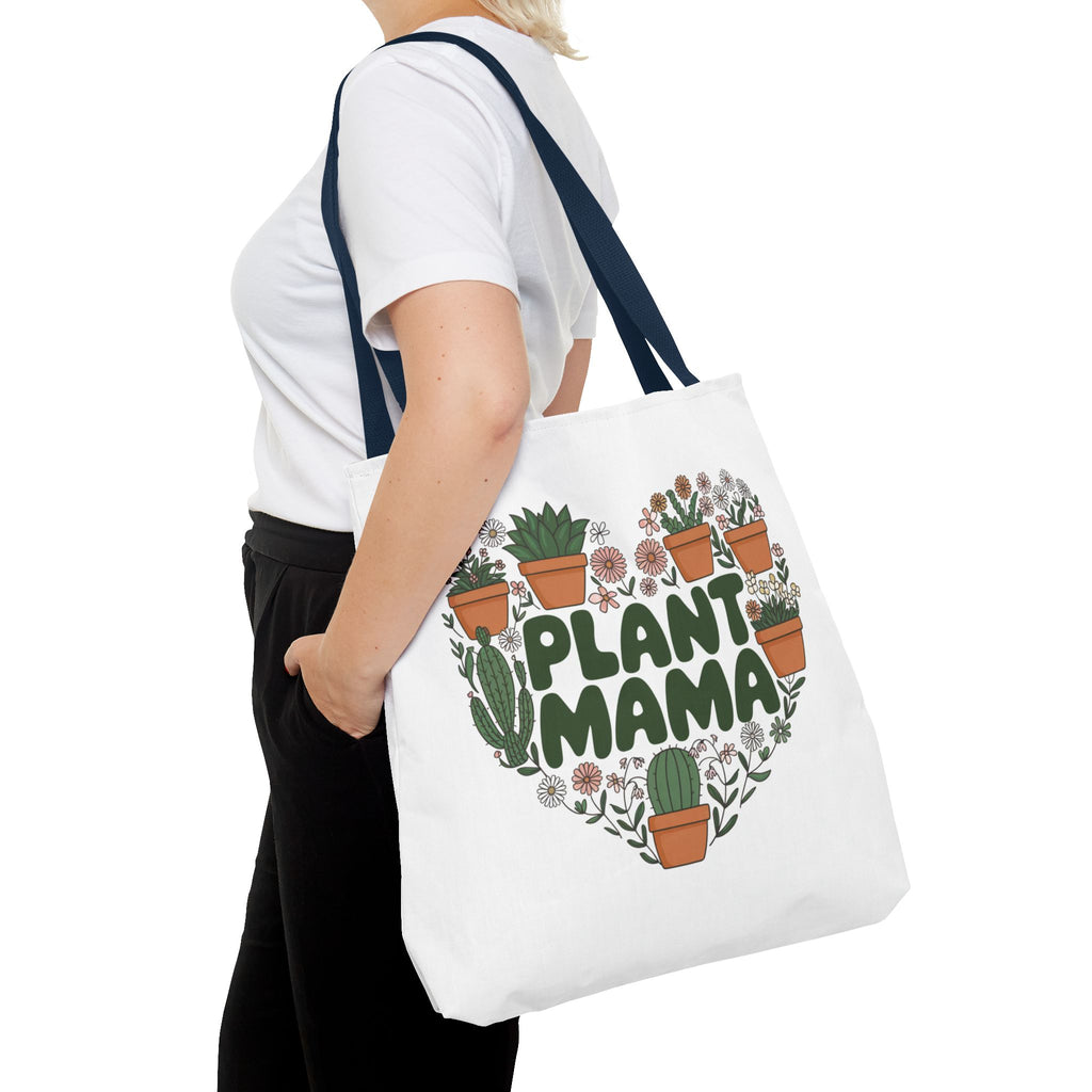 Plant Mama heart of potted succulents Tote Bag | botanical plant lover