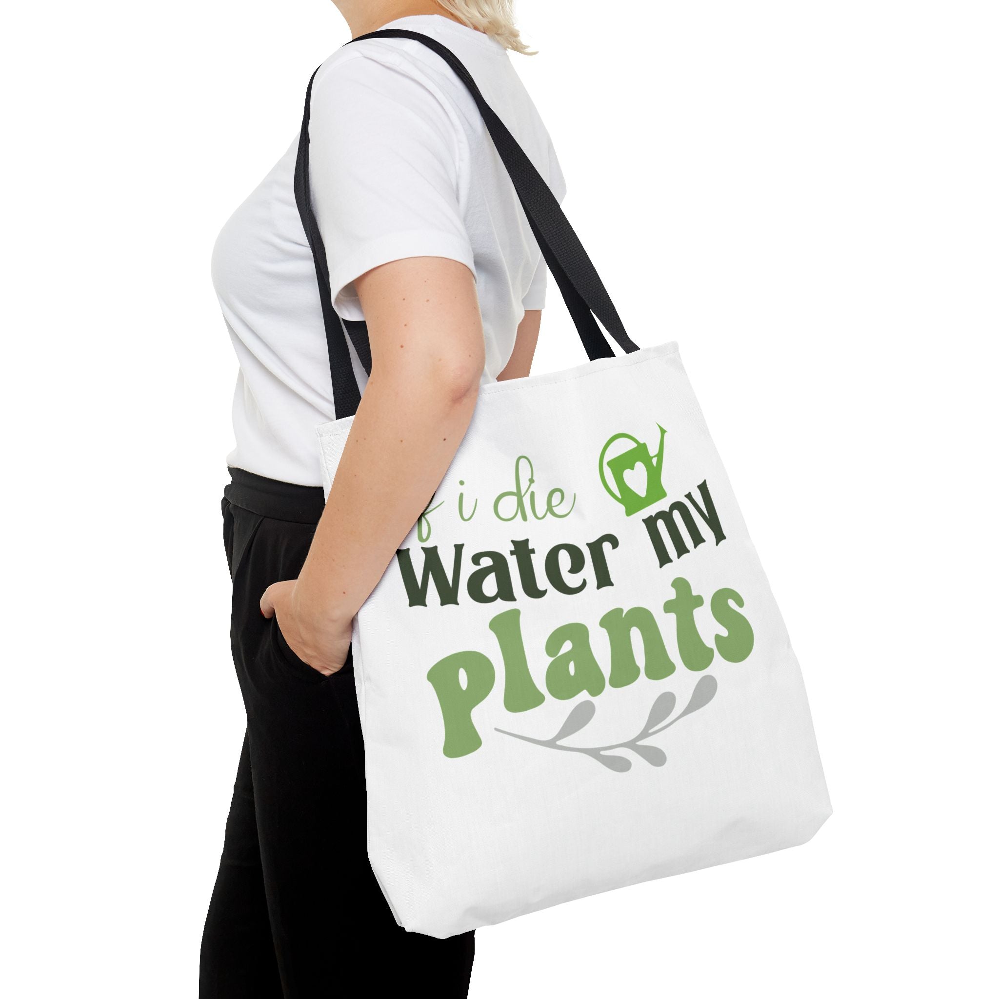 If I Die Water My Plants tote bag | Plant Lover Gardening Tote