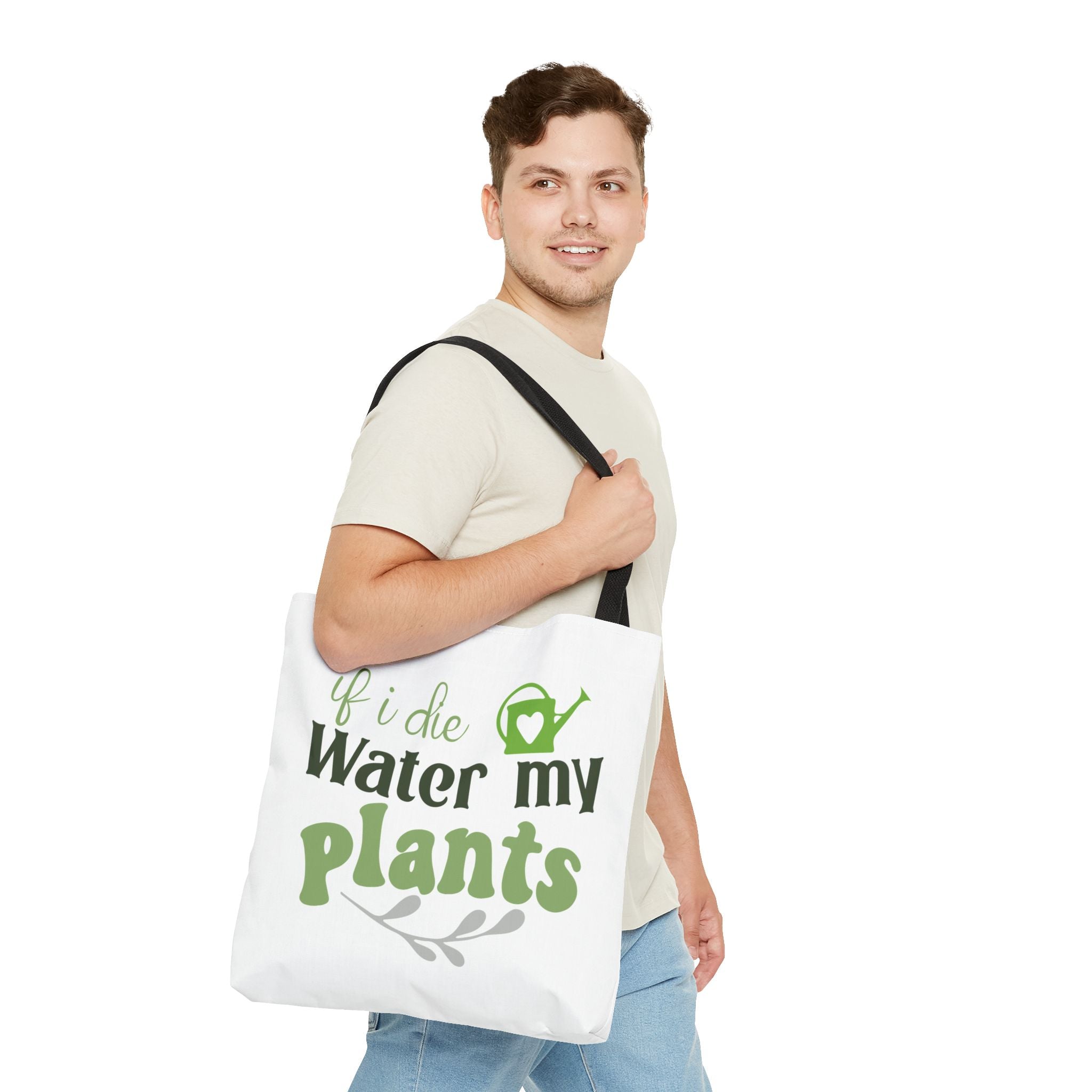 If I Die Water My Plants tote bag | Plant Lover Gardening Tote