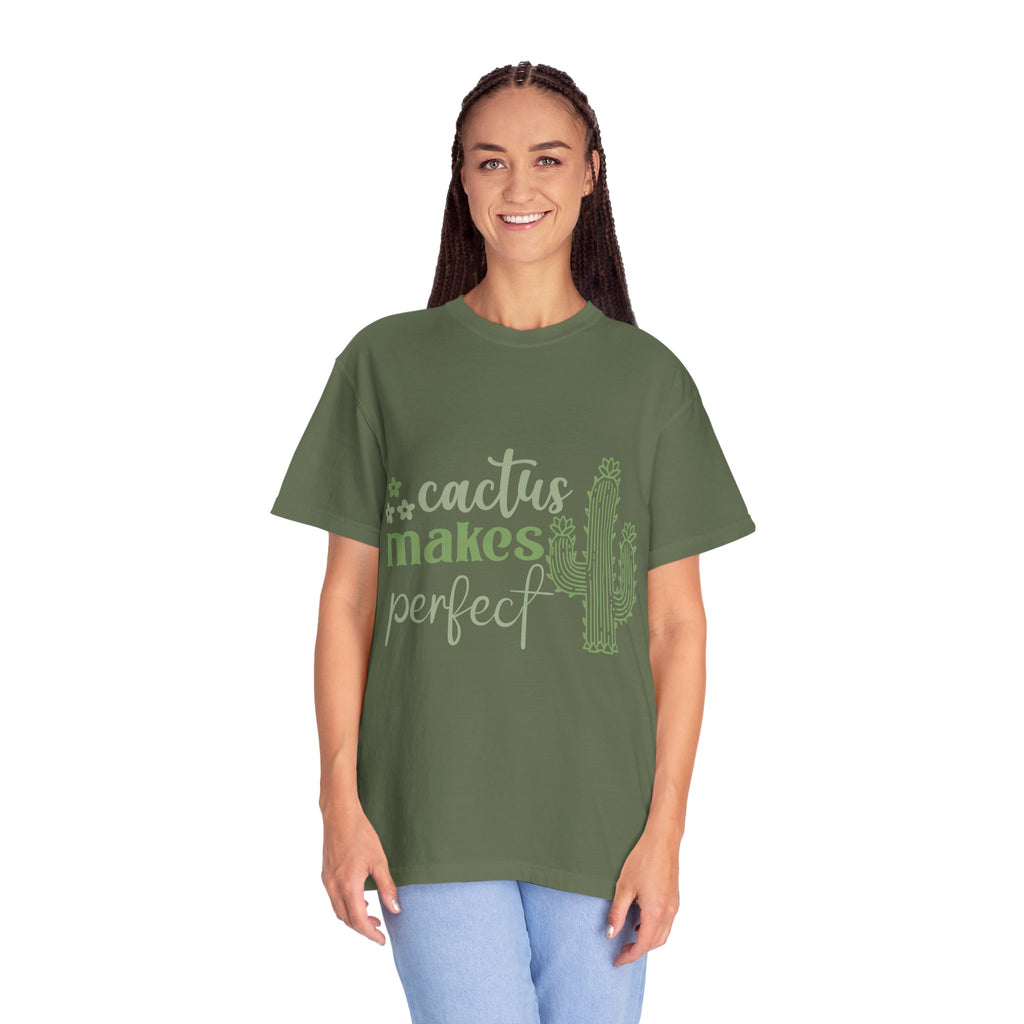 Cactus Makes Perfect T-shirt | Green Cactus Illustration