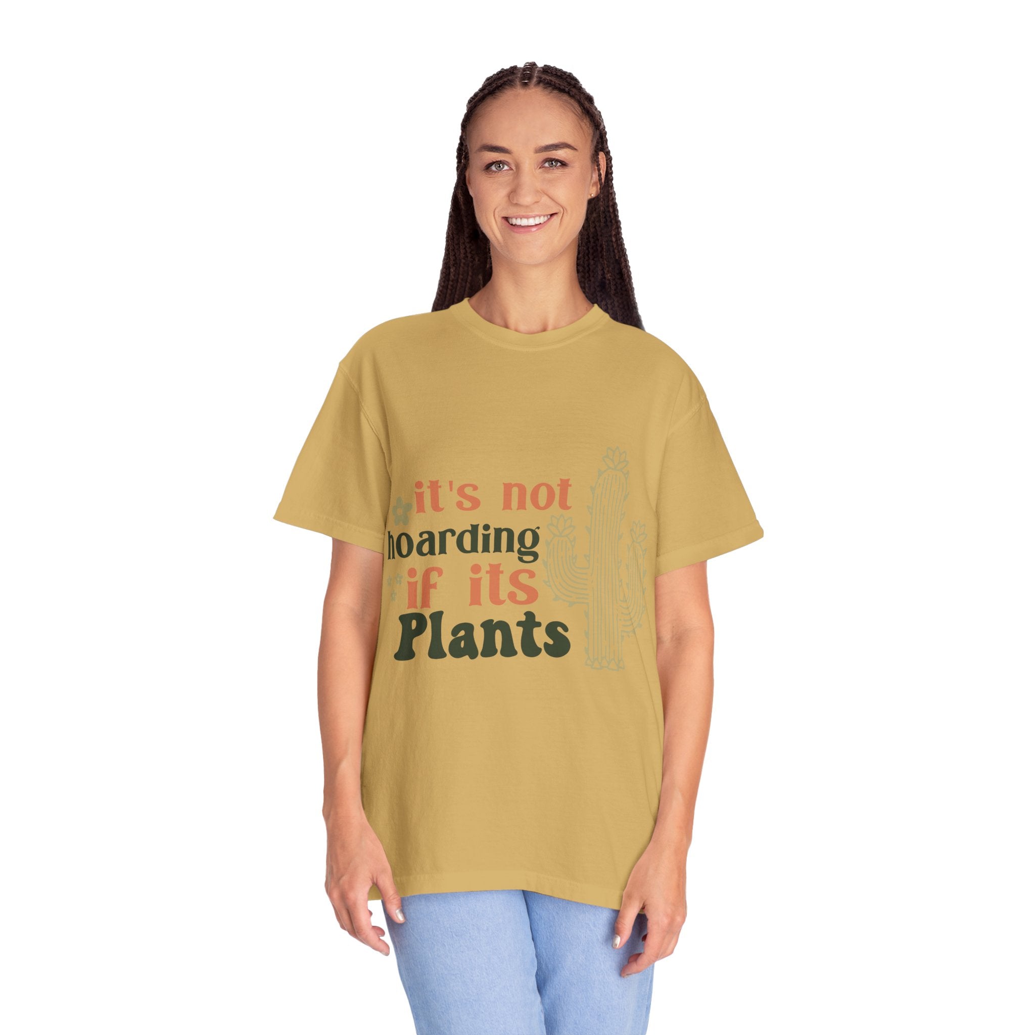It's not hoarding if its Plants T-shirt | Cactus Plant Lover Graphic Tee